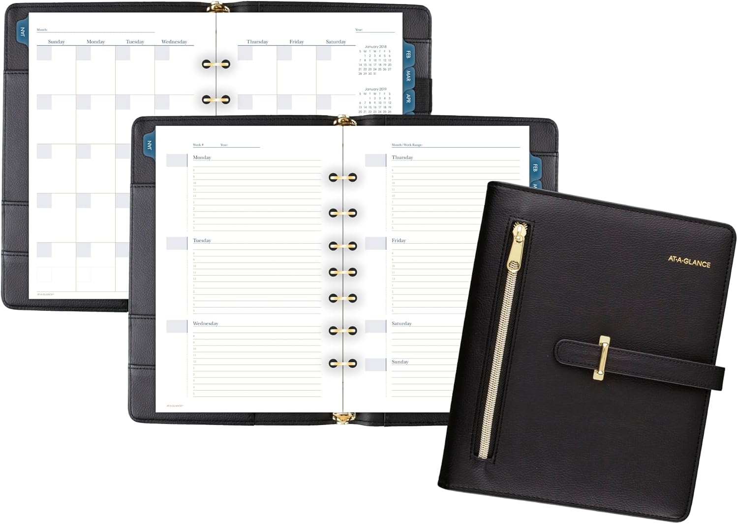 Tread Spine Organization Starter Set, 4 7/8 X 8, Gray, 2019