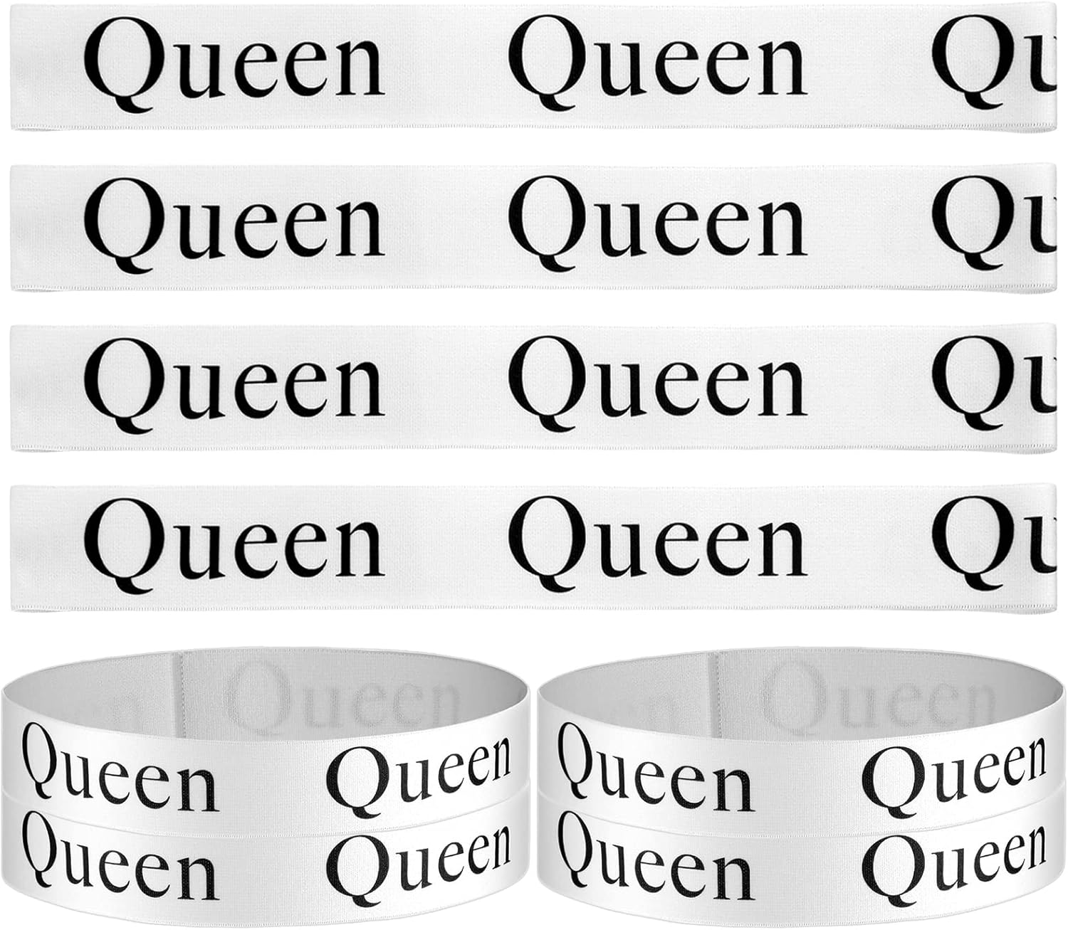 Amylove 8 Pcs Bed Sheet Organizer Bands Closet Organization Coverlet Keepers for Sheets Elastic Storage Tidying Bedding Straps Home Dorm Supplies (Queen Size Bed)