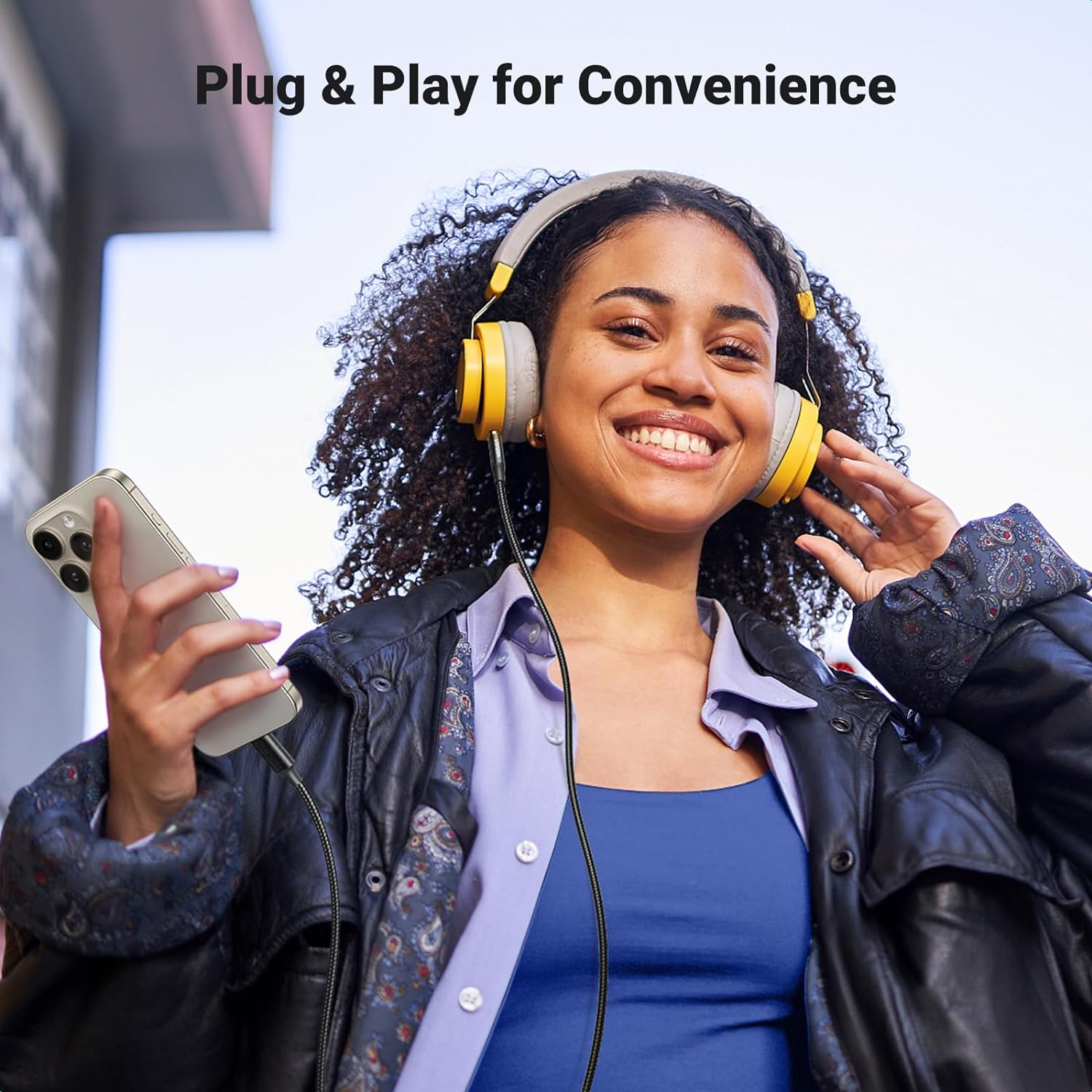 UGREEN USB C to 3.5Mm Audio Cable Adapter Hi-Fi Stereo Type C to Aux Headphone Male Cord Car Auxiliary Cable Compatible with Iphone 16/16 Pro Max, Galaxy S23 Ultra Ipad Pro Air Pixel 7, 1M image number 5