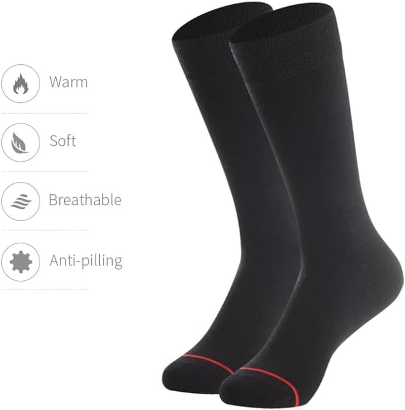 Idopick 5 Pairs Socks Thermal Thick Winter Warm Cozy Hiking Work Boot Socks for Outdoor & Everyday Wear Christmas Gift image number 5