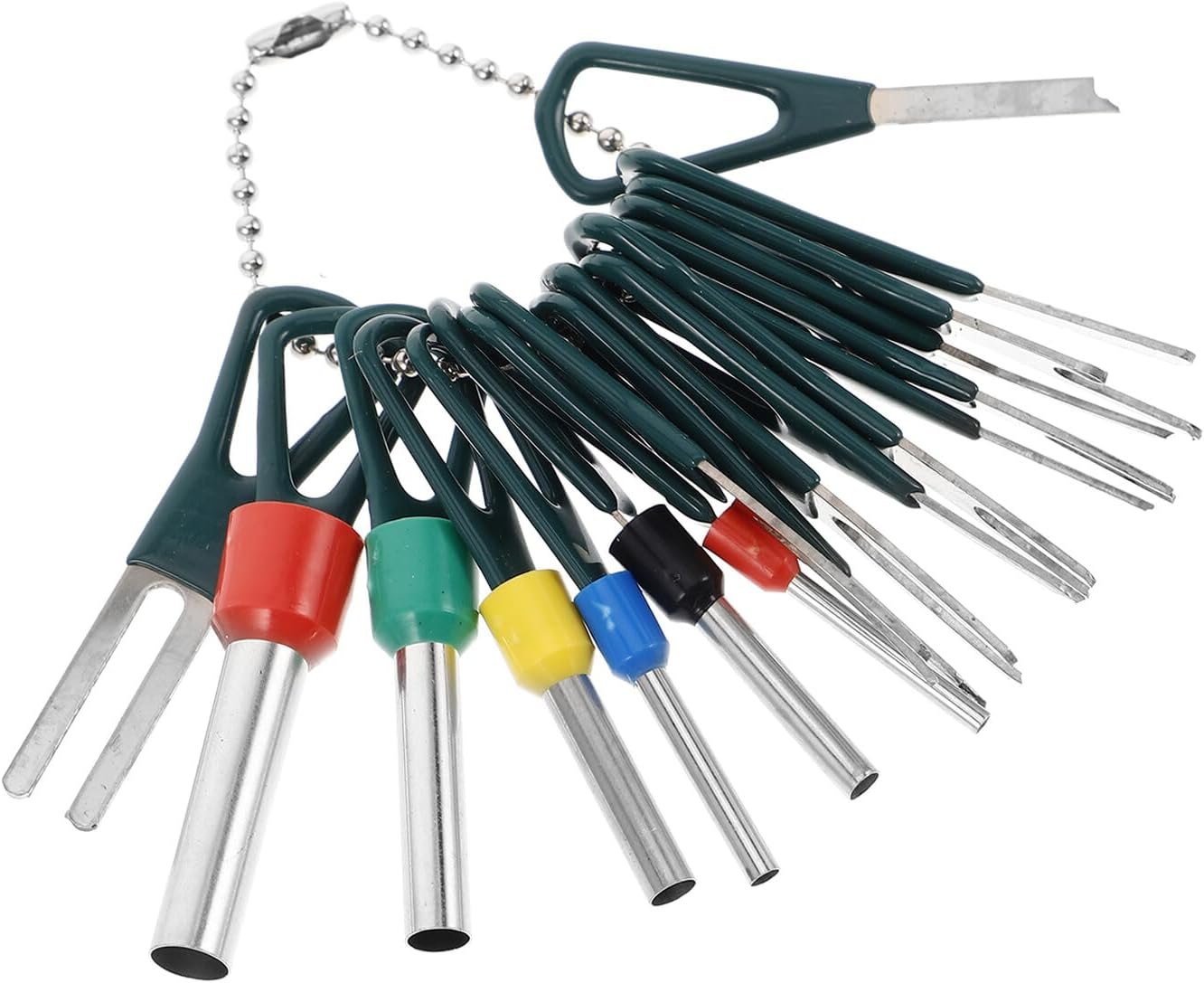 18Pcs Electrical Terminal Kit with Pin Extractor and Wire Pin Removal Tools for Automotive Wiring Harness Repair and Crimp Connector Maintenance image number 5