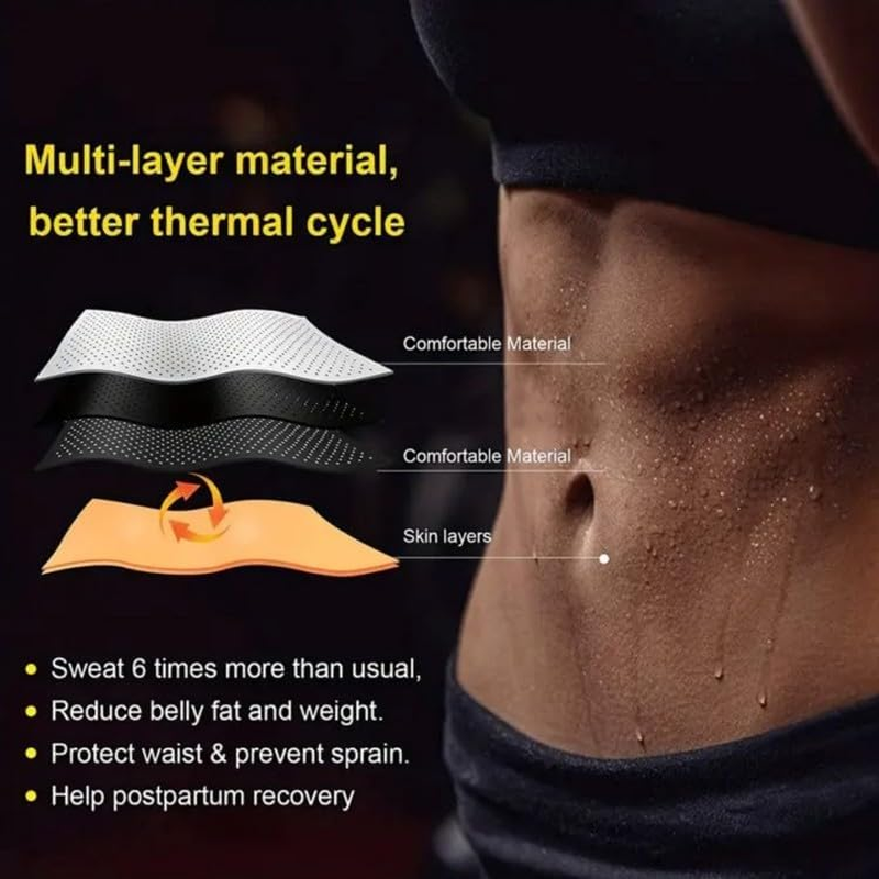 Women'S Waist Trainer Tummy Control Workout Corset Cincher Trimmer Shaper Belt image number 3