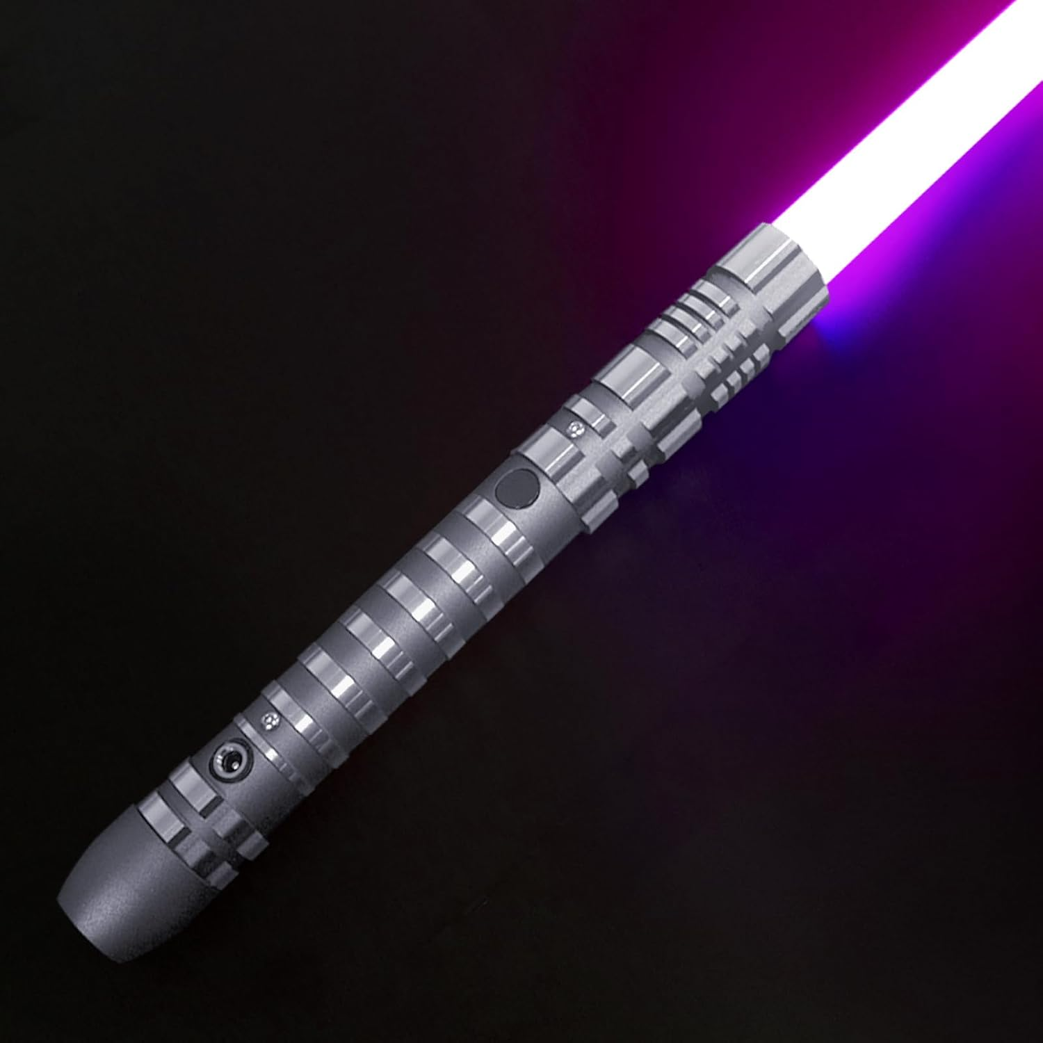 YDD Genius Lightsaber, Upgraded RGB 16 Colors, 4 Sound Modes, Rechargeable Light Saber Toy with Sturdy Metal Handle, USB Charge, Suitable for Children and Adults Dress up & Pretend Play (99Cm)