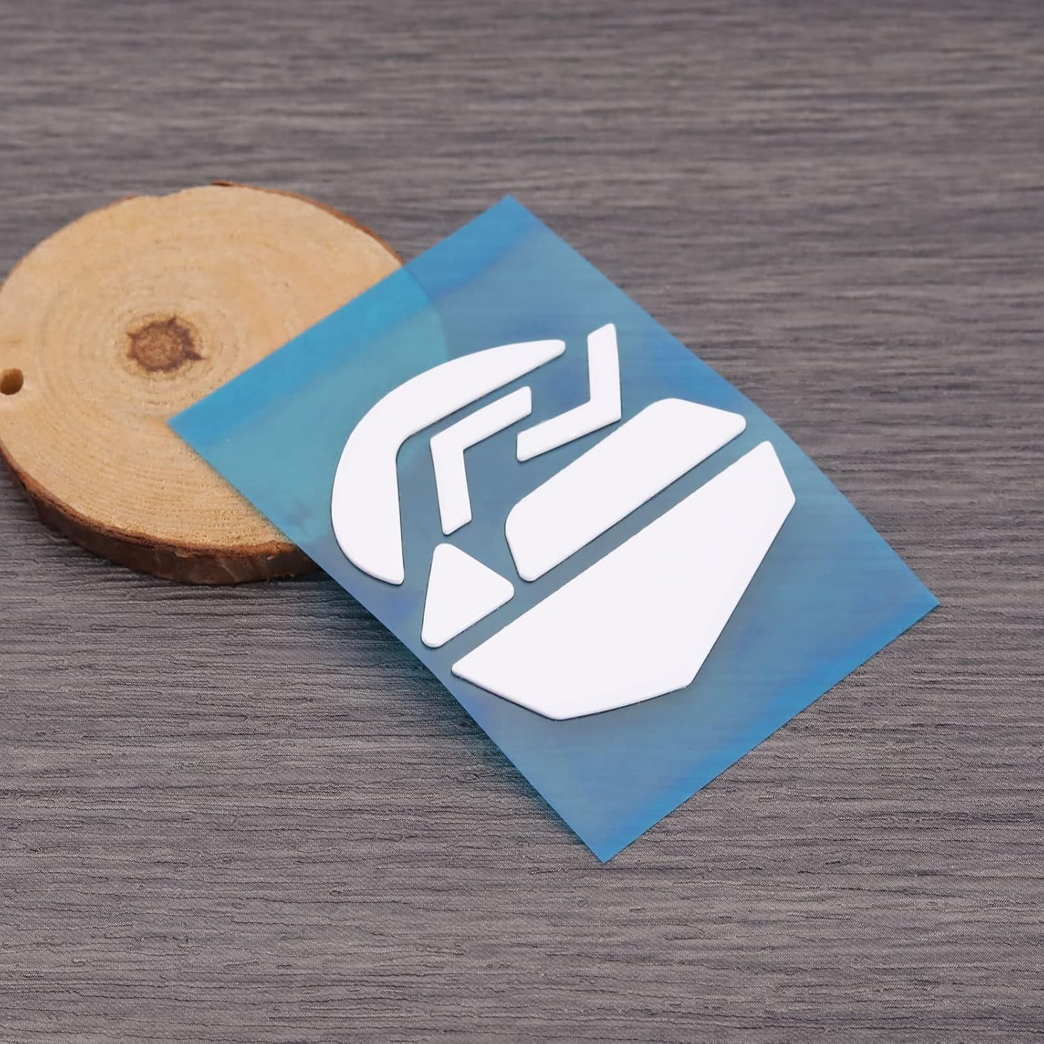 Emagtech 2 Sets Mouse Skates Feet Compatible with Logitech G502 Wireless Gaming Mouse Curved Edges Mouse Feet Mouse Accessories 0.7Mm Thickness White - White image number 6