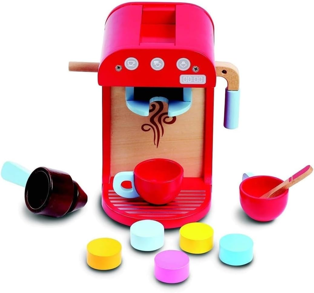 Bubbadoo 61-8101 Kids Wooden Coffee Machine Playset