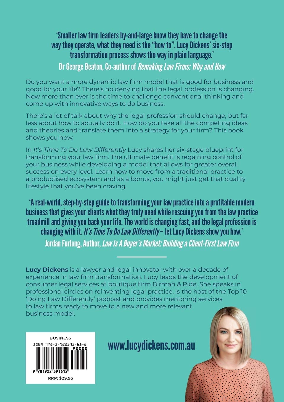 It'S Time to Do Law Differently: How to Reshape Your Firm and Regain Your Life image number 1