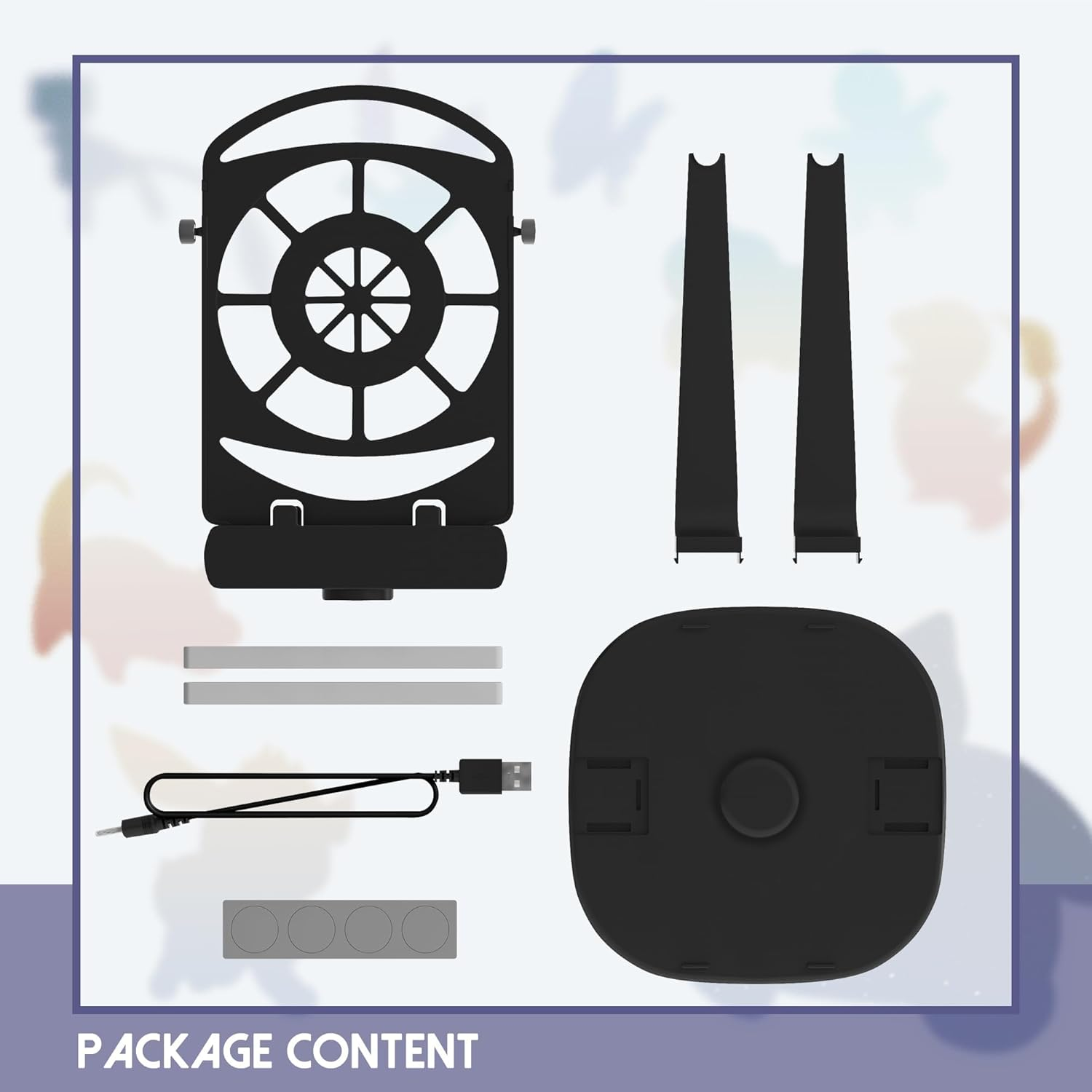 Phone Swing Compatible for Pok GO plus Cellphone Pedometer Steps Counter Accessories, (Super Mute) (Support 2 Phones) Quick Steps Earning Device with USB Cable, Phone Holder image number 1