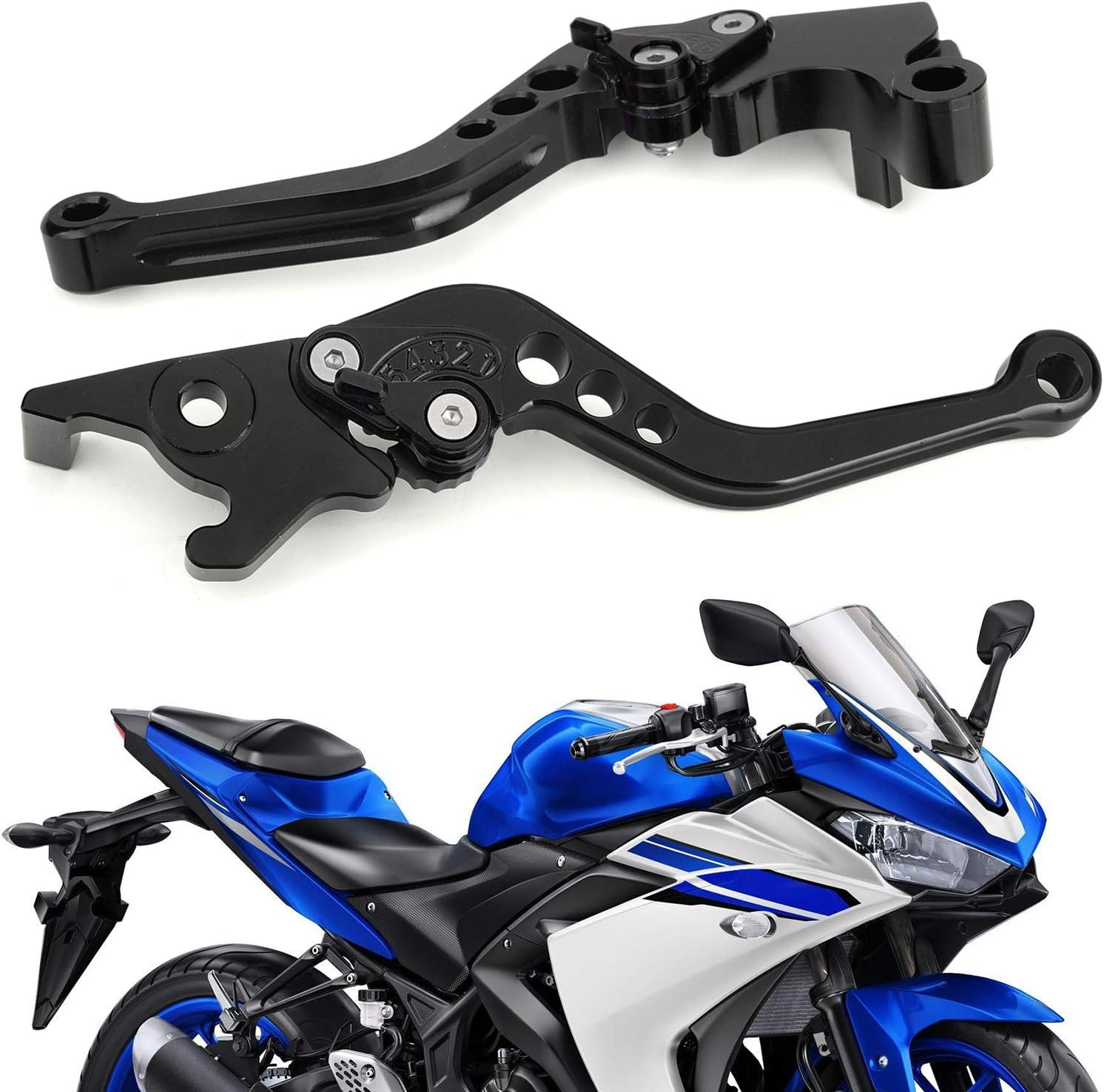 Areyourshop Brake Clutch Levers for YA-MA-HA YZF R3 R25 MT 25 2015-2017 image number 2