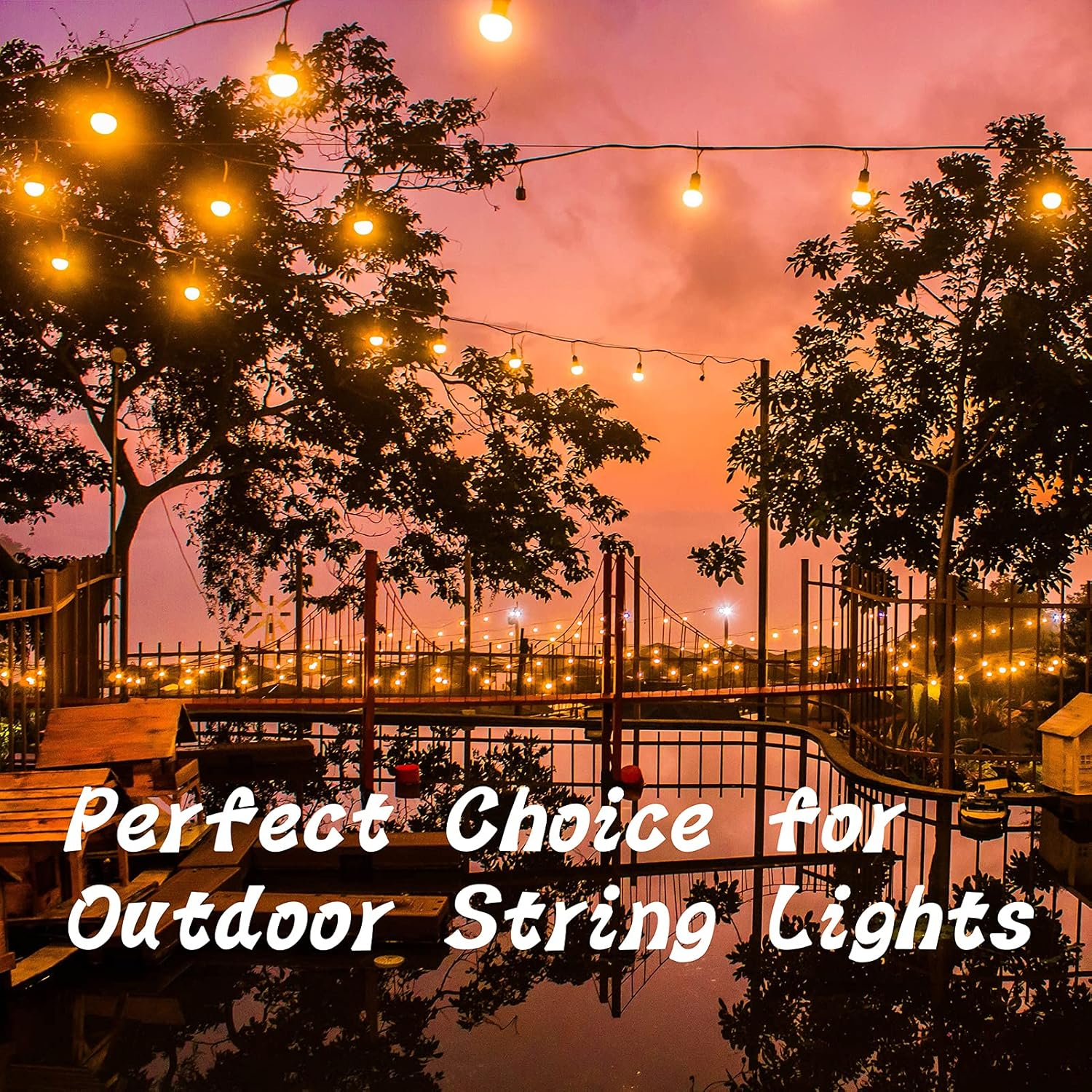 ADIIL 20 PCS Q Hanger Hooks with Safety Buckle, Windproof Screw Hooks for Hanging Outdoor String Lights, Plants, Christmas Patio Lights, 2.2 Inches, Black image number 6