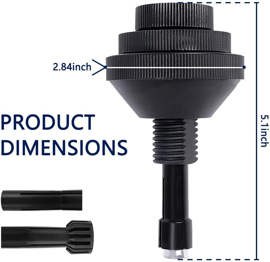 Clutch Alignment Tool,Universal Car Alignment Tool Kit for Most Cars and Light Trucks Clutch,Car Accessories Single Disc Clutch Alignment Plates Tool with 2 Plastic Sleeve