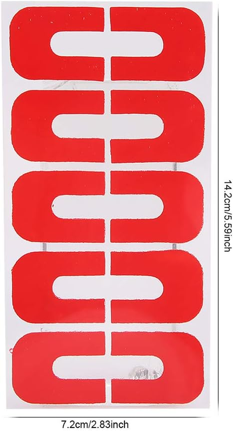 Riuulity Peel off Nail Tapes, Nail Art Skin Barrier Sticker Nail Polish Protector Cover, Prevent Nail Polish Overflow with Waterspout, 50PCS Peel off Tapes Nail Sticker for Home image number 4