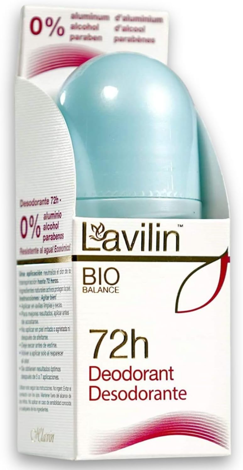 LAVILIN Roll on Deodorant for Women and Men - Aluminum Free Deodorant with up to 72 Hour Long-Lasting Protection and Odor Control &ndash; Alcohol, Paraben and Cruelty FREE Sensitive Skin Deodorant (2 Oz) image number 2
