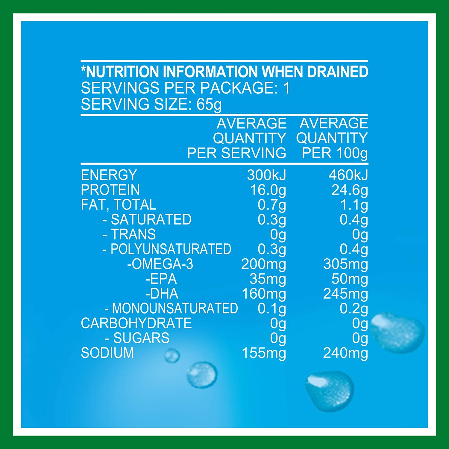 Greenseas Tuna Chunks in Springwater Canned Fish Canned Tuna 95G (Pack of 12) image number 1