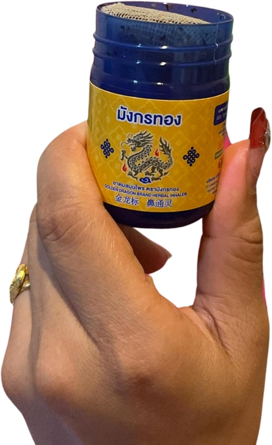 Golden Dragon Thai Compound Herbal Inhaler image number 5