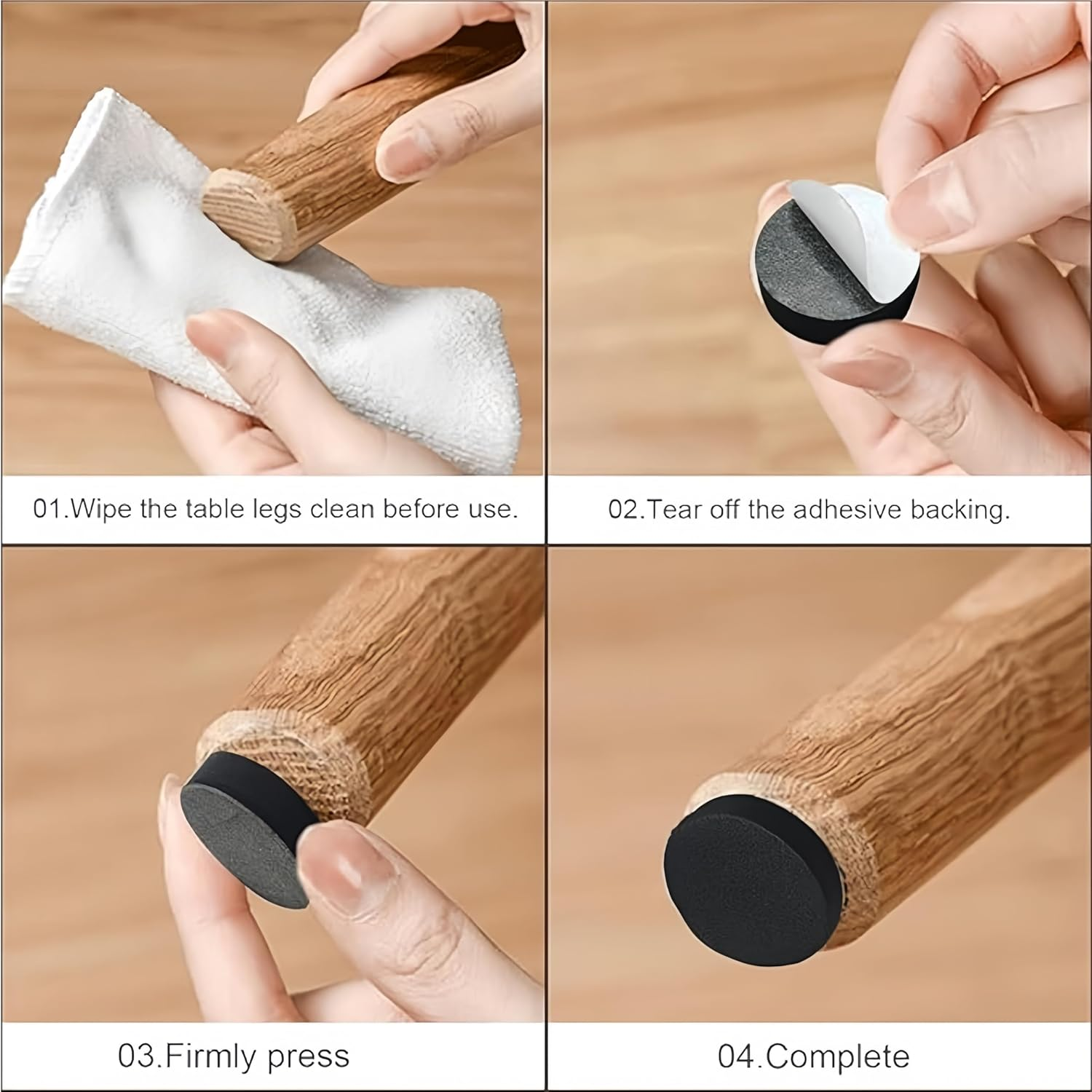 Jindizi 60Pcs Pot Feet Risers Plant Riser Invisible Pot Feet for Indoor/Outdoor Planters Adhesive Pads, Plant Pot Feet for Outdoor Planters image number 6