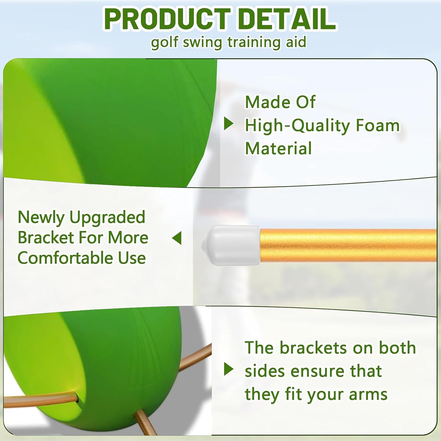 All-Level Golf Training Aid,Pro-Validated Golf Swing Trainer,Instant Hand Positioning & Posture Correction Aid for Beginners to Pros image number 2