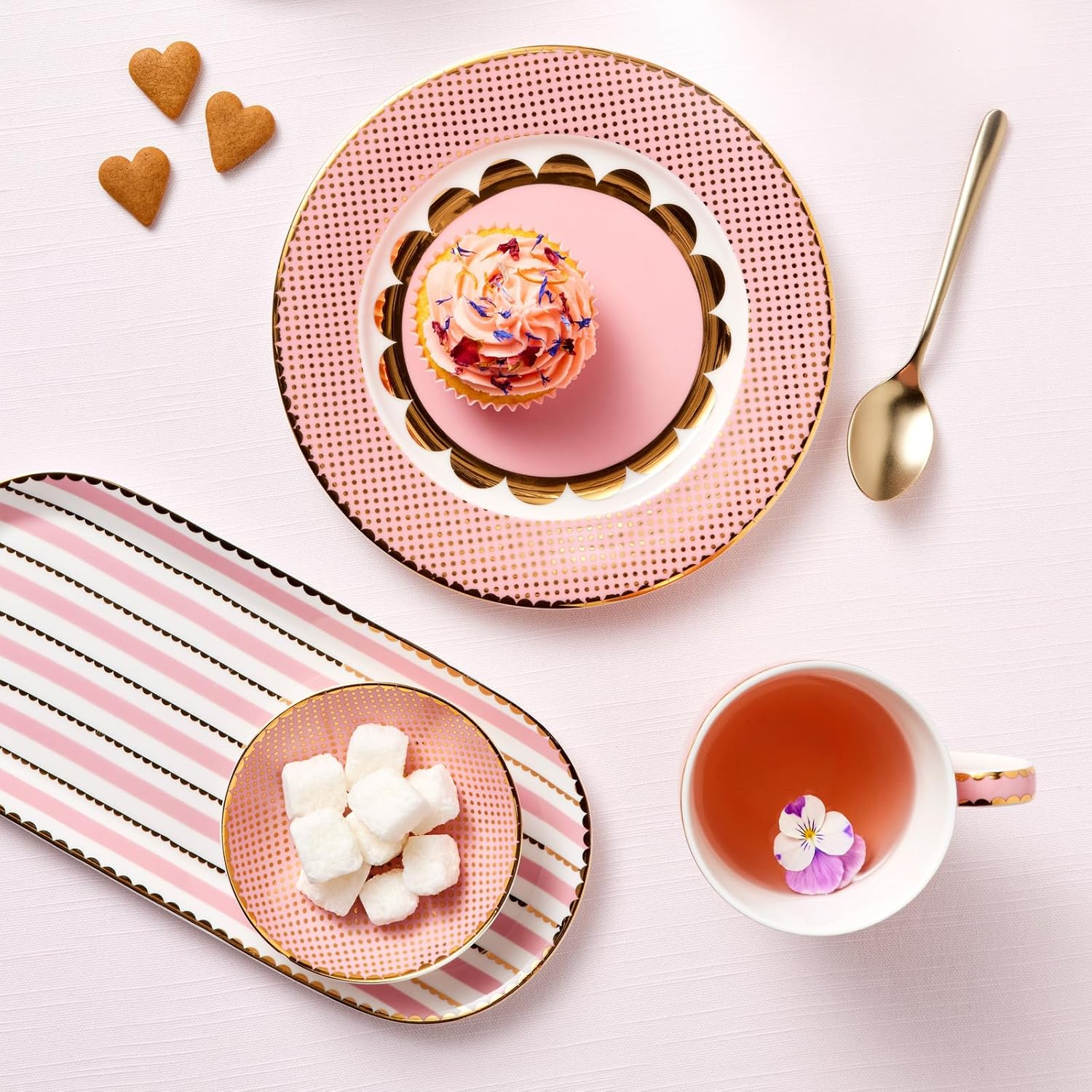 Maxwell & Williams Teas & C'S Regency Platter & Dish Set Pink Gift Boxed image number 1