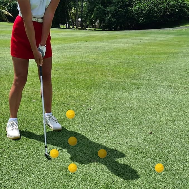 Practice Foam Golf Balls, 12Pcs Foam Sponge Soft Elastic Golf Balls,Sports Foam Practice Golf Balls,Foam Golf Practice Balls,Foam Sponge Soft Elastic Golf Balls,Foam PU Golf Practice Balls,Colorful image number 1