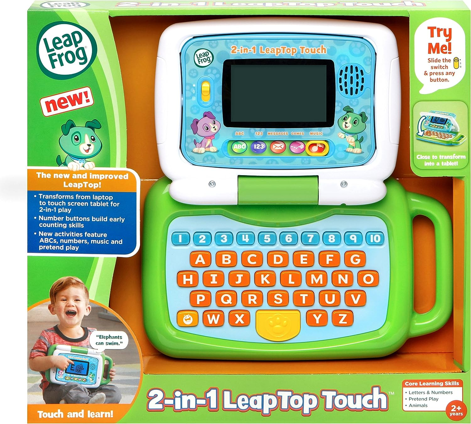 2-In-1 Leaptop Touch Laptop - Green image number 2
