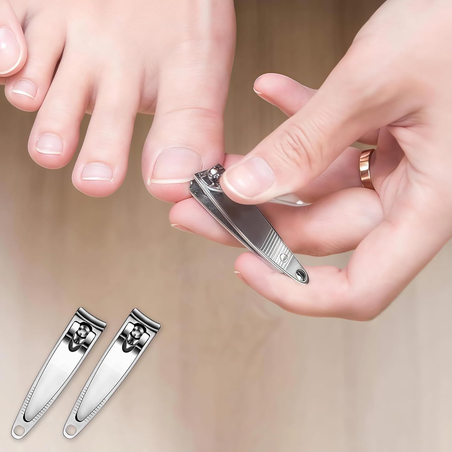 AVERZELLA Travel Nail Clippers Set 20 Pack for Men Women, Small Toenail Clippers Fingernail Clippers in Bulk Flat Edge, Mini Finger & Toe Nail Clippers for Homeless Care Package Supplies Bulk