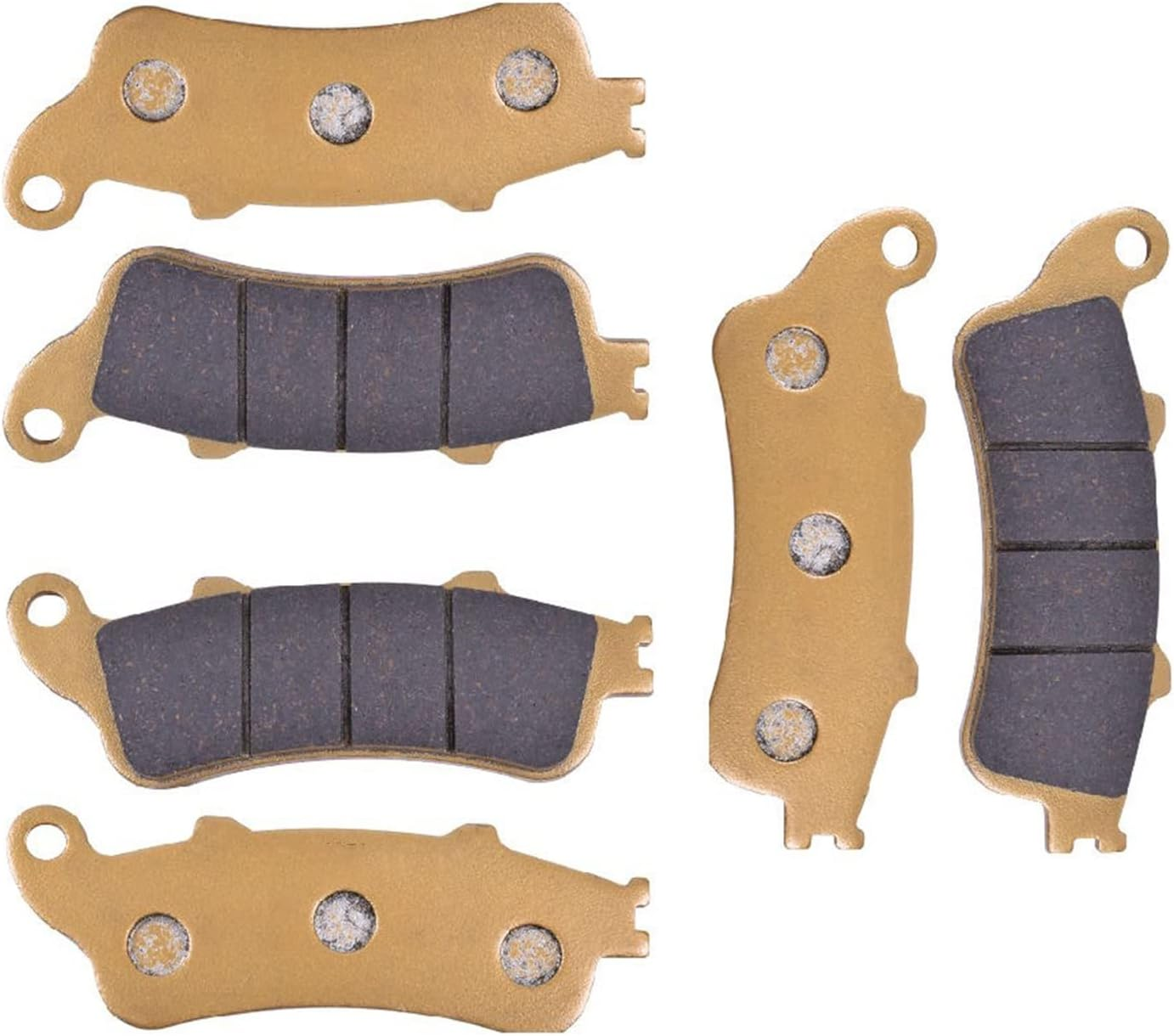 Motor Bike Parts Front & Rear Brake Pads for Honda XL 1000 V3/V4/V5/V6 Varadero Non ABS 2003 2004 2005 2006 Braking (Color : Front and Rear) image number 3