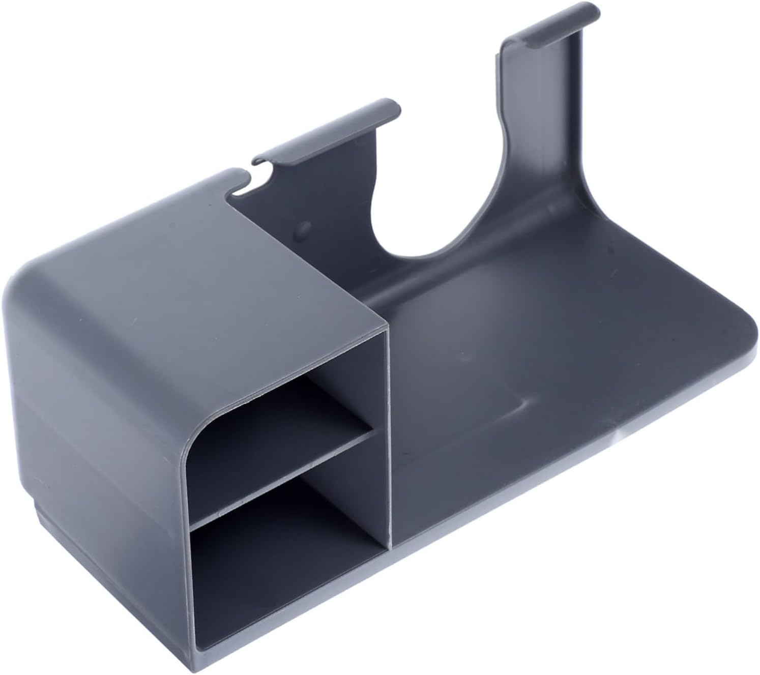 Outanaya Wall Mount Hair Dryer Holder Self-Adhesive Hair Tool Rack for Bathroom