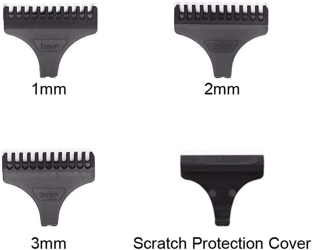 Torsor 8 Pack Hair Clipper Limit Comb Guide 1MM 2MM 3MM Guides Set with Protection Guard Cover for Vintage T9 Height 31Mm 32Mm T-Blade Electric Trimmer Cordless Shaver Outliner Edger Detailer image number 1