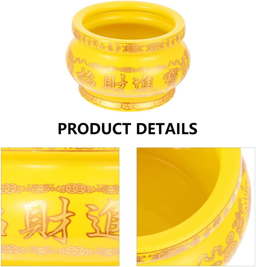 GANAZONO Vintage Ceramic Incense Burner for Sticks Zen Style Buddha Incense Holder Tray for Home Decor and Meditation image number 6