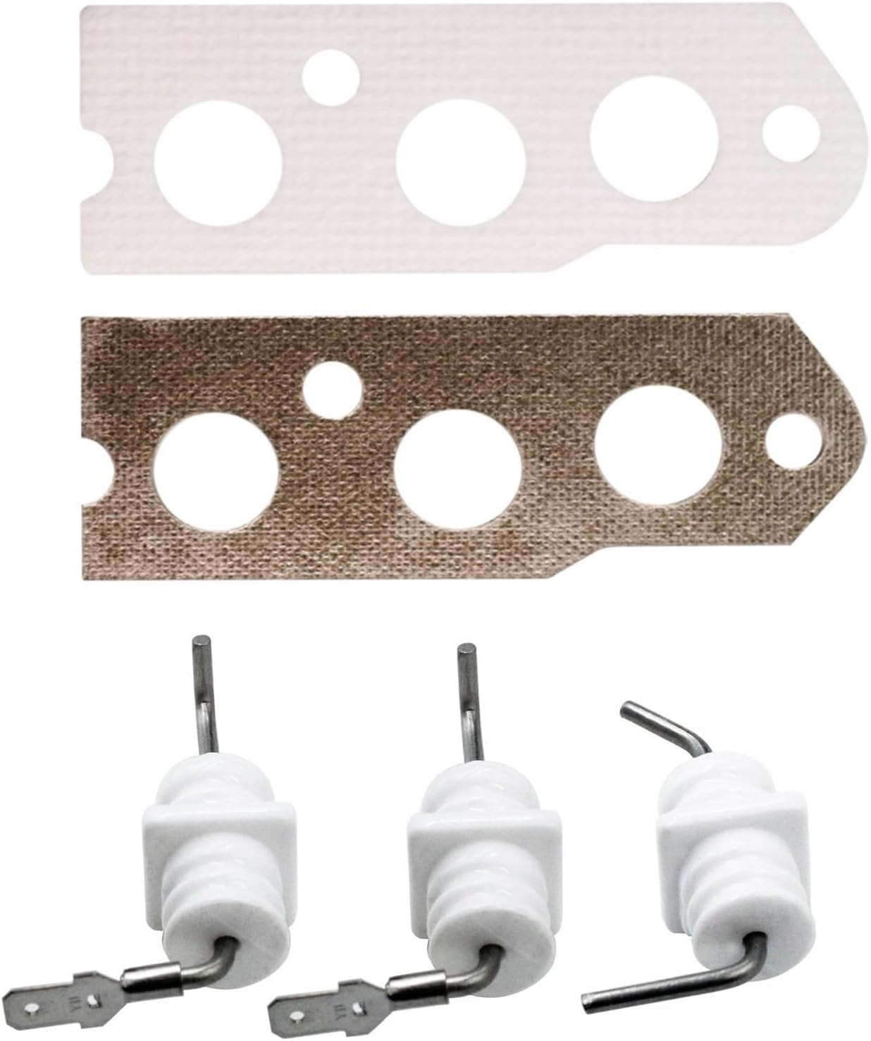 New 104000192-K Flame Rod Electrode Kit, Fit for Rinnai R75 and R94 Tankless Water Heaters, Compatible with Rinnai VB2528FFUD, VB2528WD, KA2530FFUD, KA2530WD, VB2735FFUD, VB2735WD, KA3237FFUD