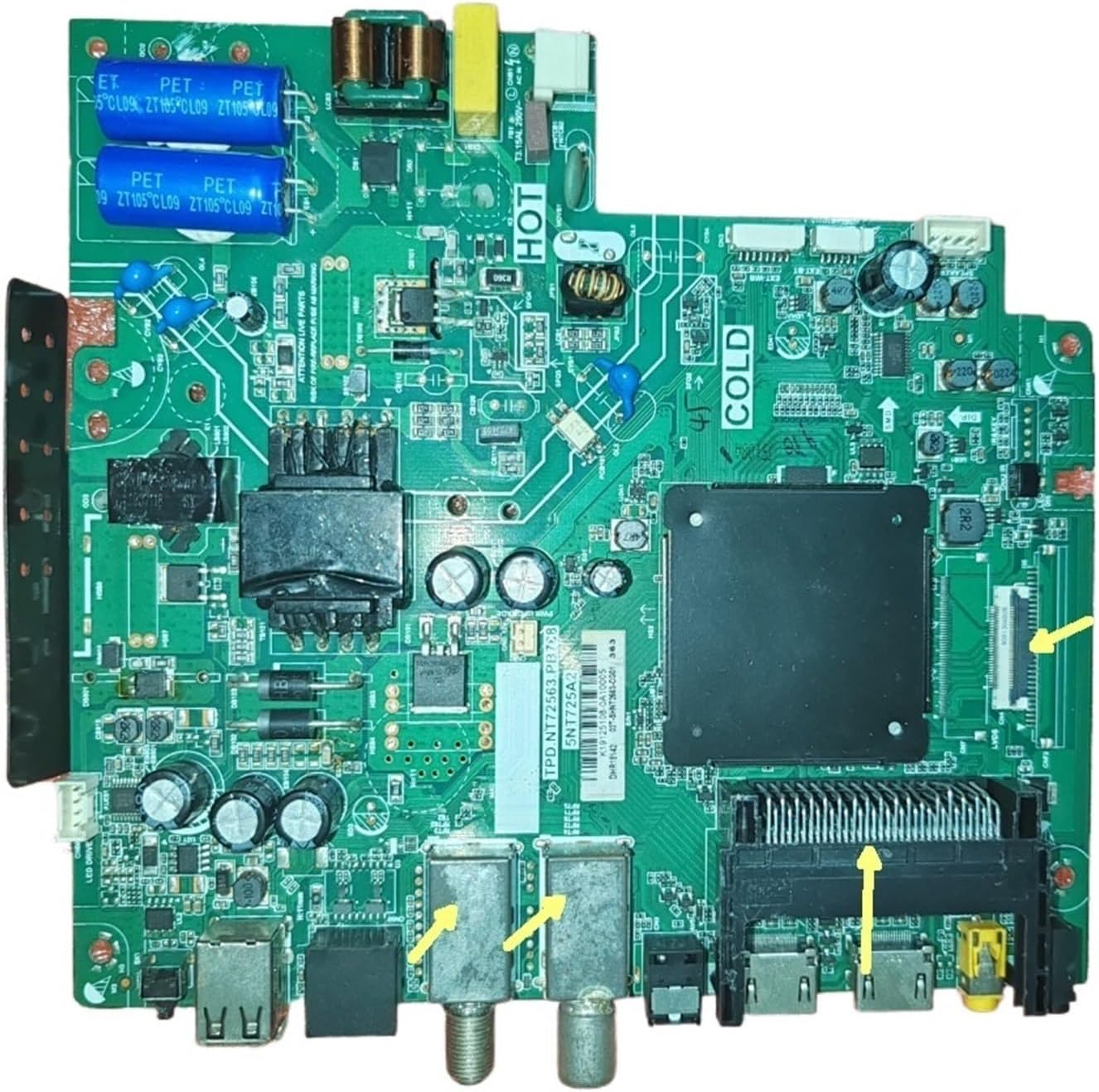 TPD.NT72563.PB788 5NT63CA2 5NT725B2 5NT725A2， Compatible for LED ，TV Motherboard(1T NONO CI)