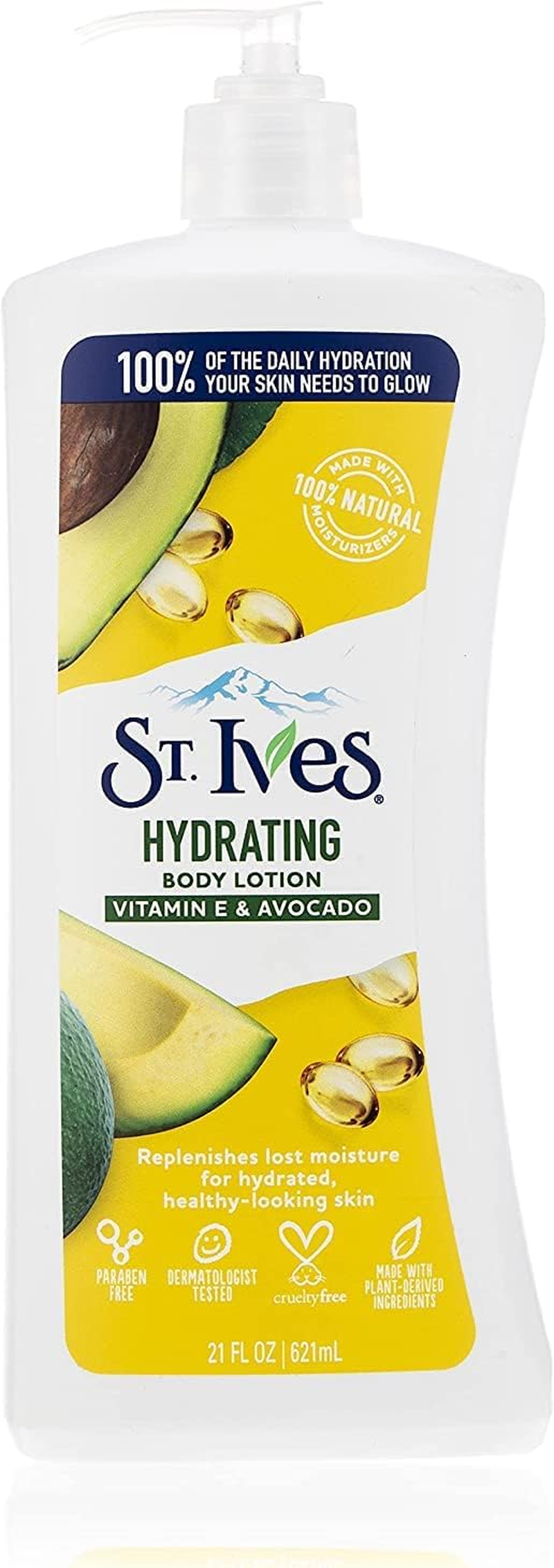 St Ives Body Lotion 21 Ounce Daily Hydrating (621Ml) (2 Pack) image number 4