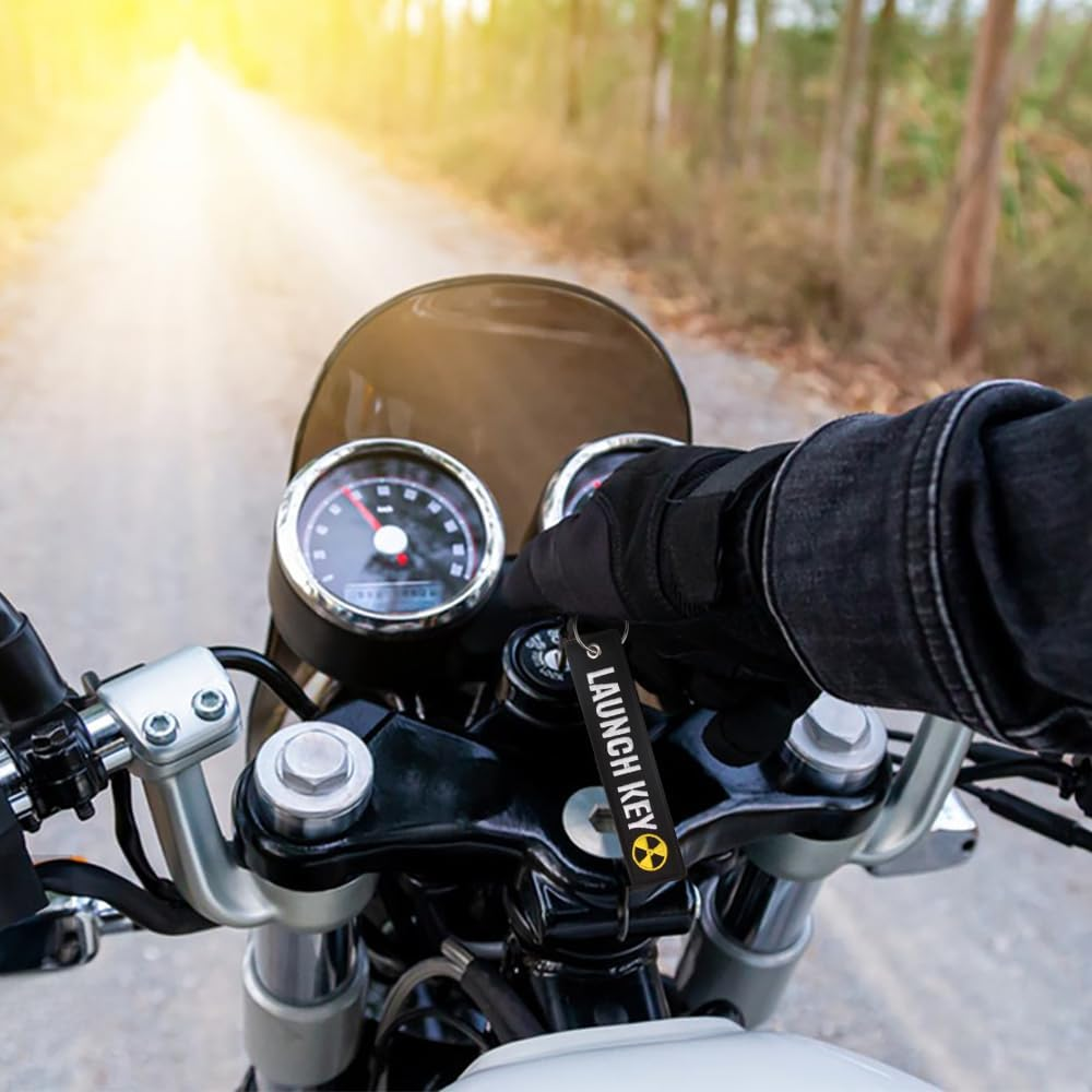 JAGASOL Motorcycle Keychain Tag, Key Ring for Scooters, ATV, UTV, Cars, Backpacks, Trucks, Sportbikes, Dirt Bike - 1N23456 image number 4