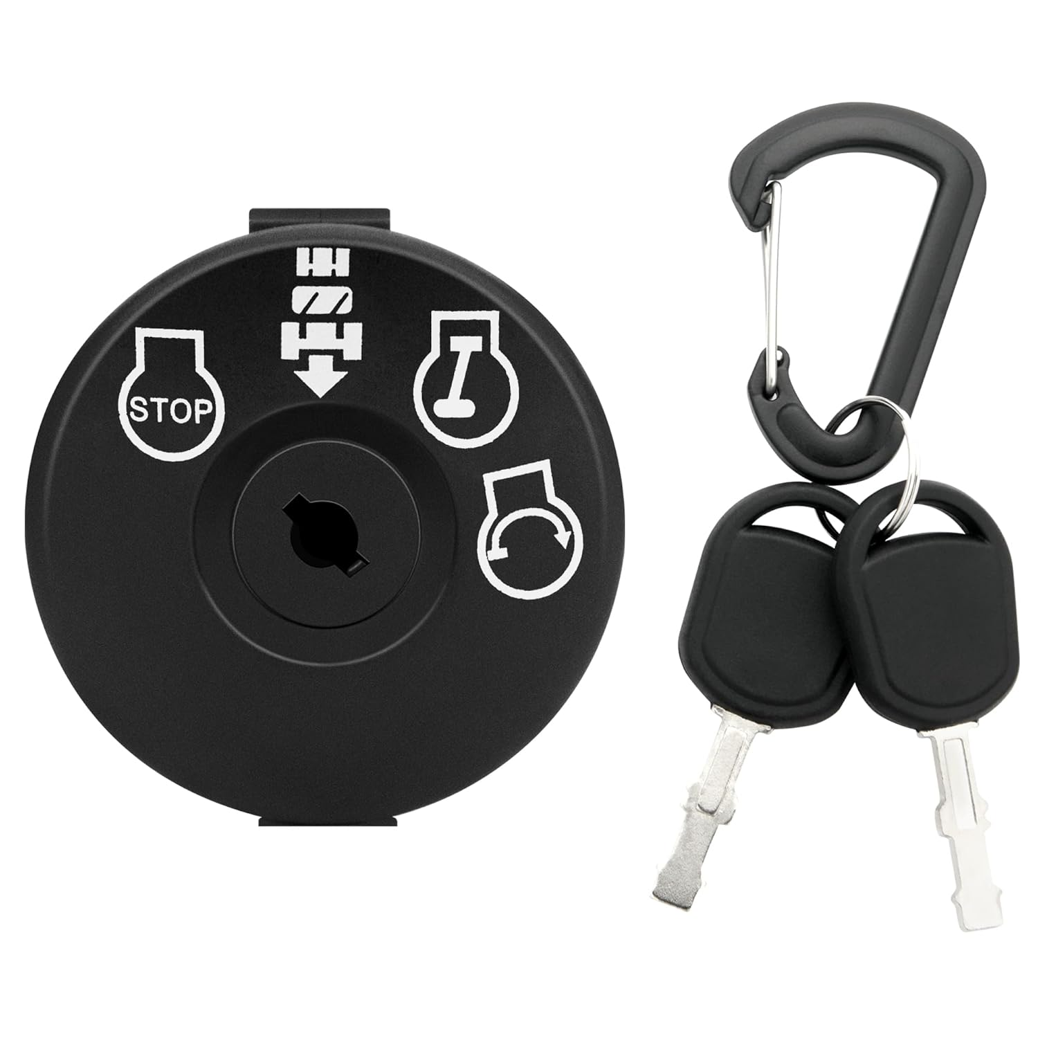 532193350 Ignition Switch with 2 Keys 4 Position 7 Terminals for AYP, Husqvarna, Craftsman, Sears, Poulan Lawn Mower Rider - Replaces 6900-49P1 33457 21546319 448017800 193350 725-07527 705064