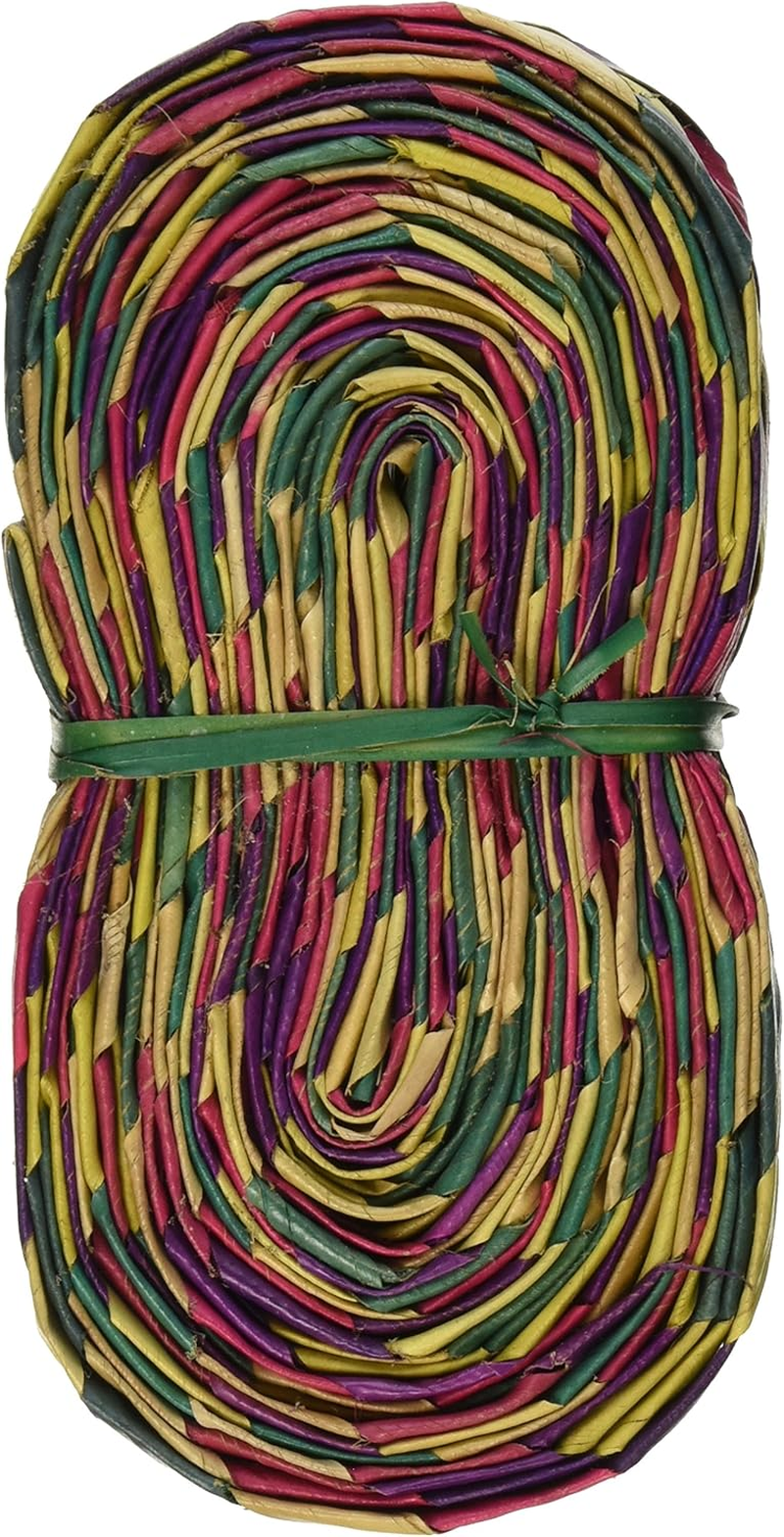 Planet Pleasures Rainbow Shredders Straight Ribbon Bird Toy, 30' L by 1" W image number 6