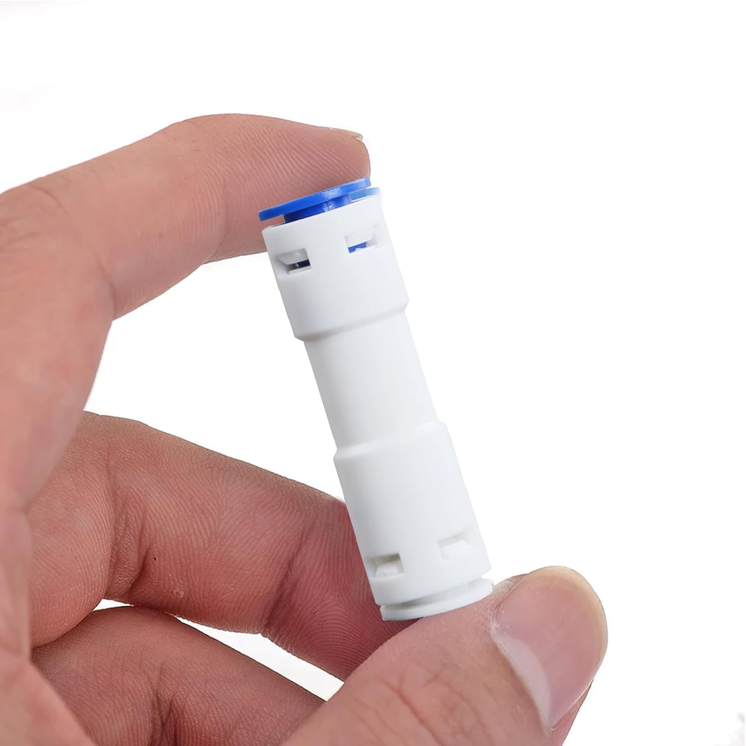 Hunken 6 Pcs 1/4" (6.4 MM) Push-To-Connect One-Way Check Valve, Quick Connect Tube Fittings for RO Systems, Reverse Osmosis Water Filters & Purifiers image number 1