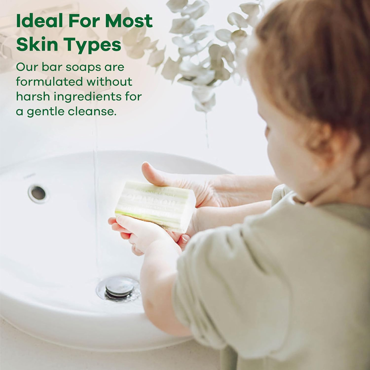 Australian Botanical Soap, 8 X 200G Natural Triple Milled Soap Bar Pack (Sea Salt with Ocean Minerals) image number 1