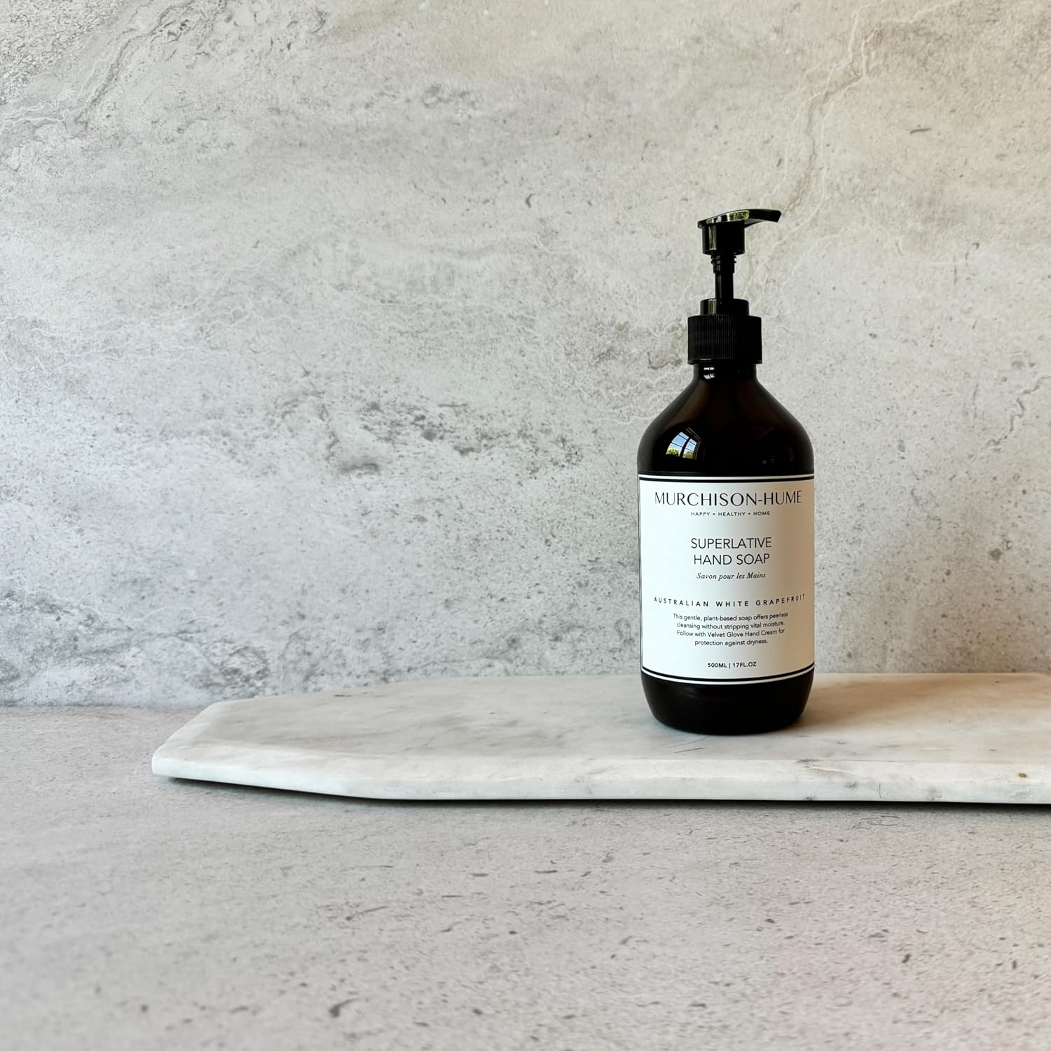 Murchison-Hume Luxury Vegan Hand Soap with Pump Dispenser, Moisturising Hand Wash, SLS, Paraben & Cruelty-Free, 500Ml (Australian White Grapefruit) image number 4