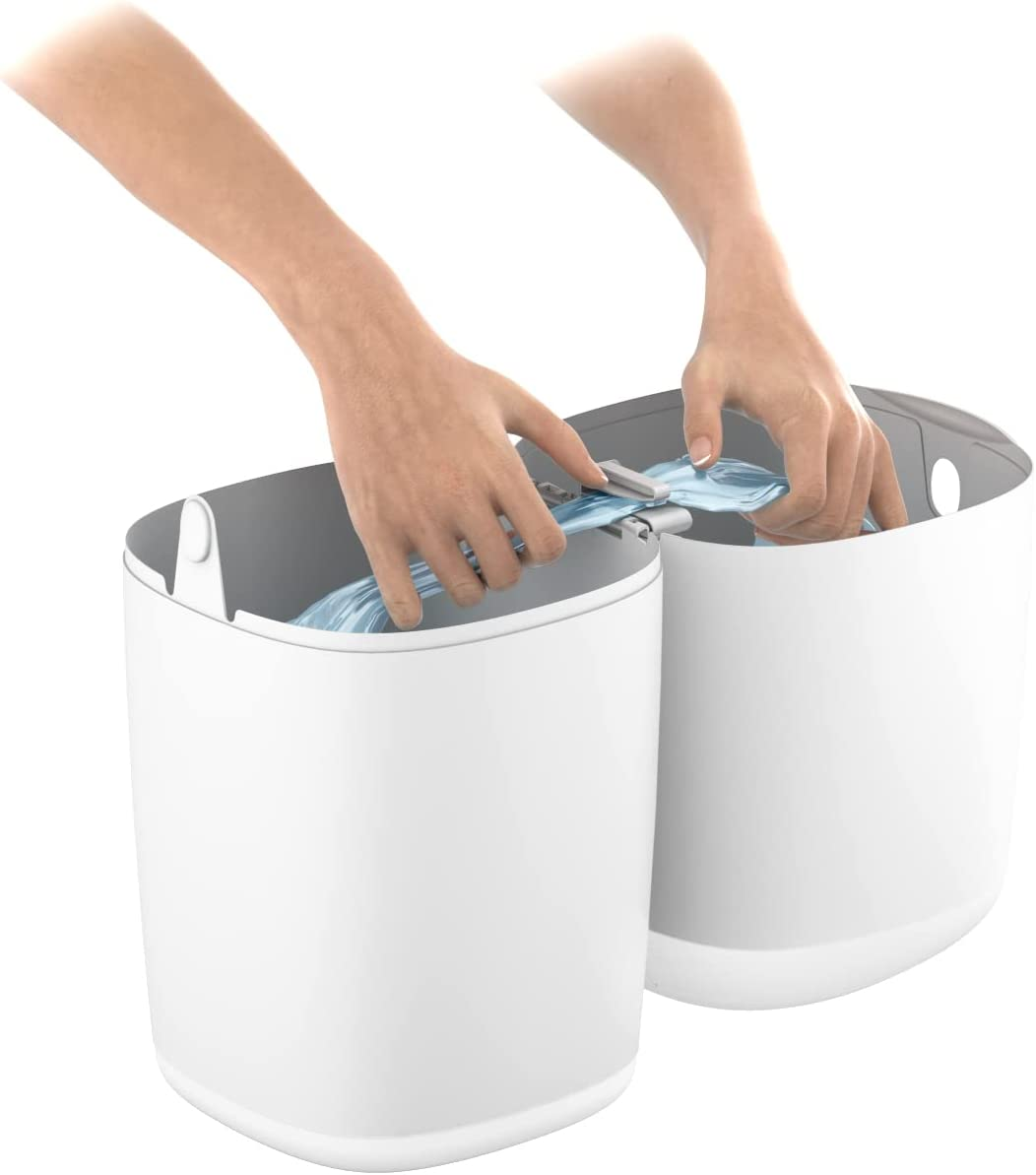 Angelcare Nappy Bin with Air-Seal&trade; Technology, White image number 6