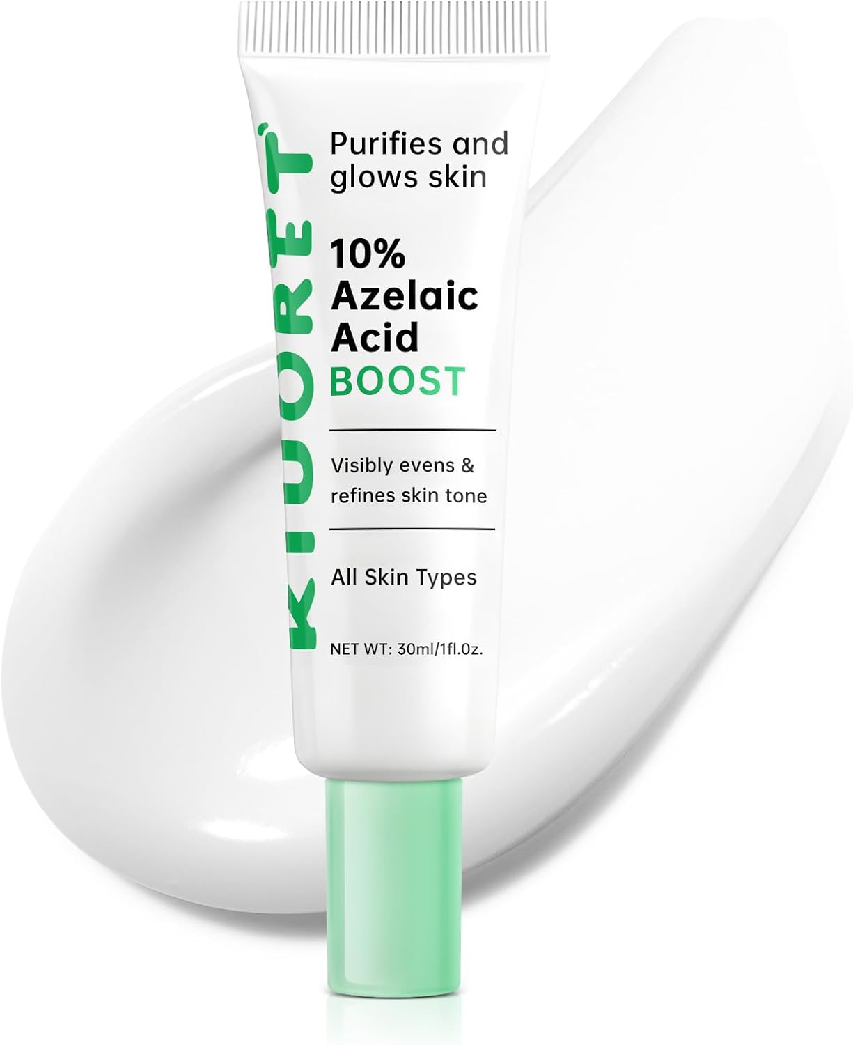 Azelaic Acid Boost Cream, 10% Azelaic Acid Booster Cream Gel for for Acne and Blemishes with Salicylic Acid, Balances Excess Sebum, Purifies Skin & Improves Skin Tone for All Skin Types, 30Ml image number 1