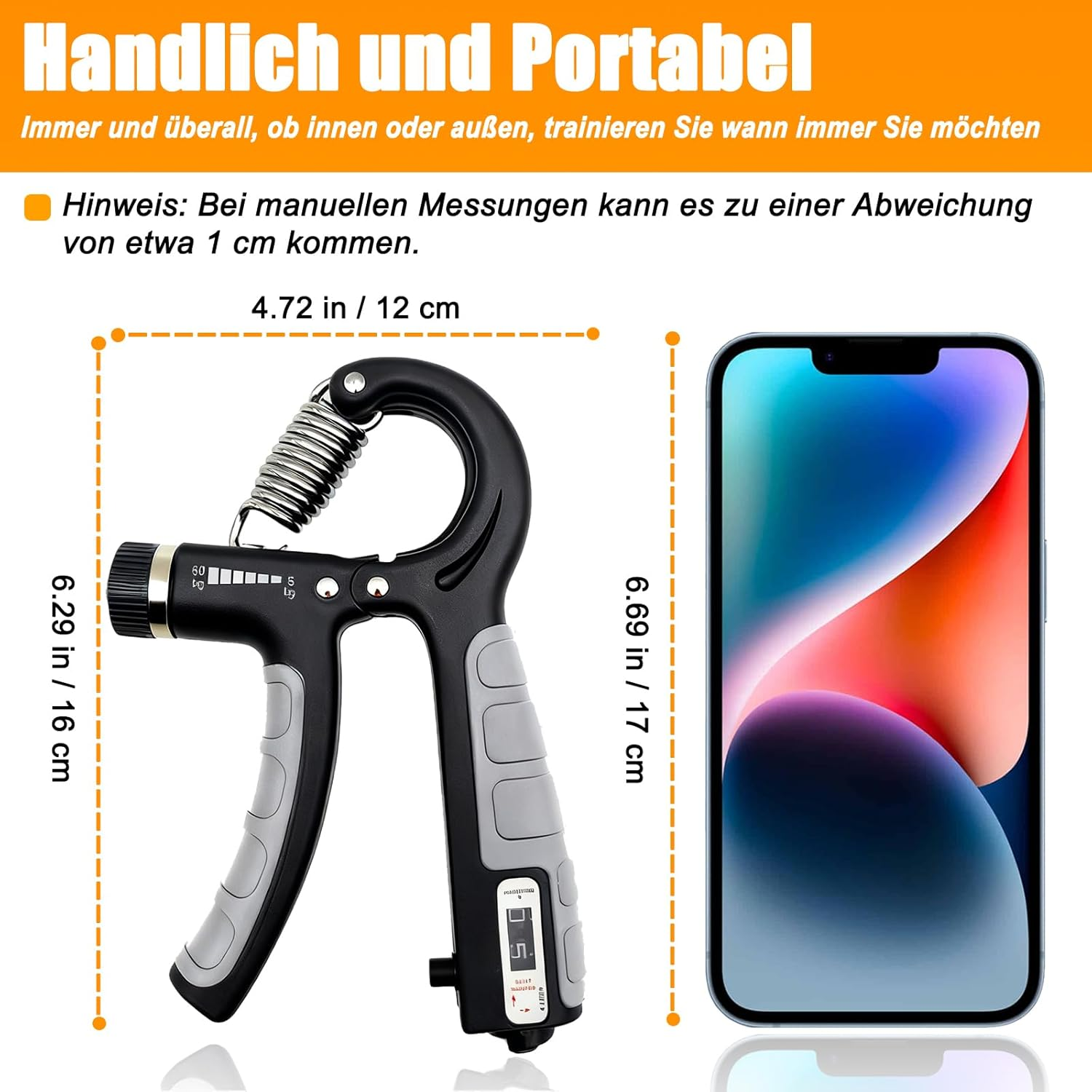 Griffkraft Trainer Trainingsset Handtrainer Fingertrainer - Professionelles Griffkraft Trainer Set Mit Fingerstrecker & Anti-Stress Ball F&uuml;r Handmuskeltraining Und Rehabilitation