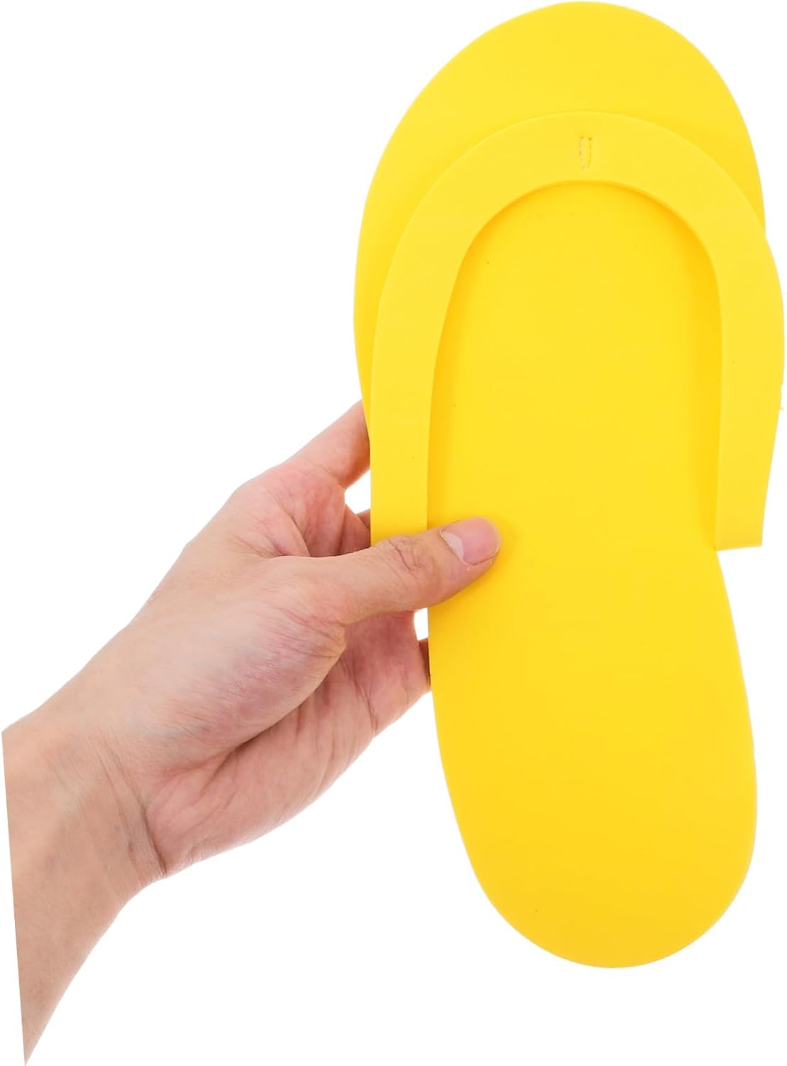 BESTYASH 24 Pairs Disposable EVA Foam Slippers for Pedicure Spa and Hotel Use Scald Beach Slippers for Men and Women Random Colors Comfortable and Lightweight image number 5