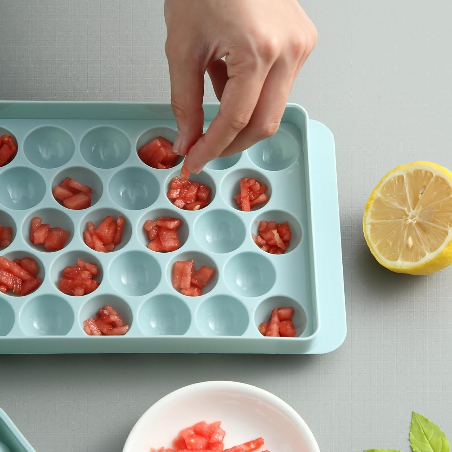 Fortuneglobe 3-Pack Ice Ball Tray Set &ndash; 99-Piece Sphere Mold for Freezer (33 Balls/Tray, Hard Plastic) image number 5