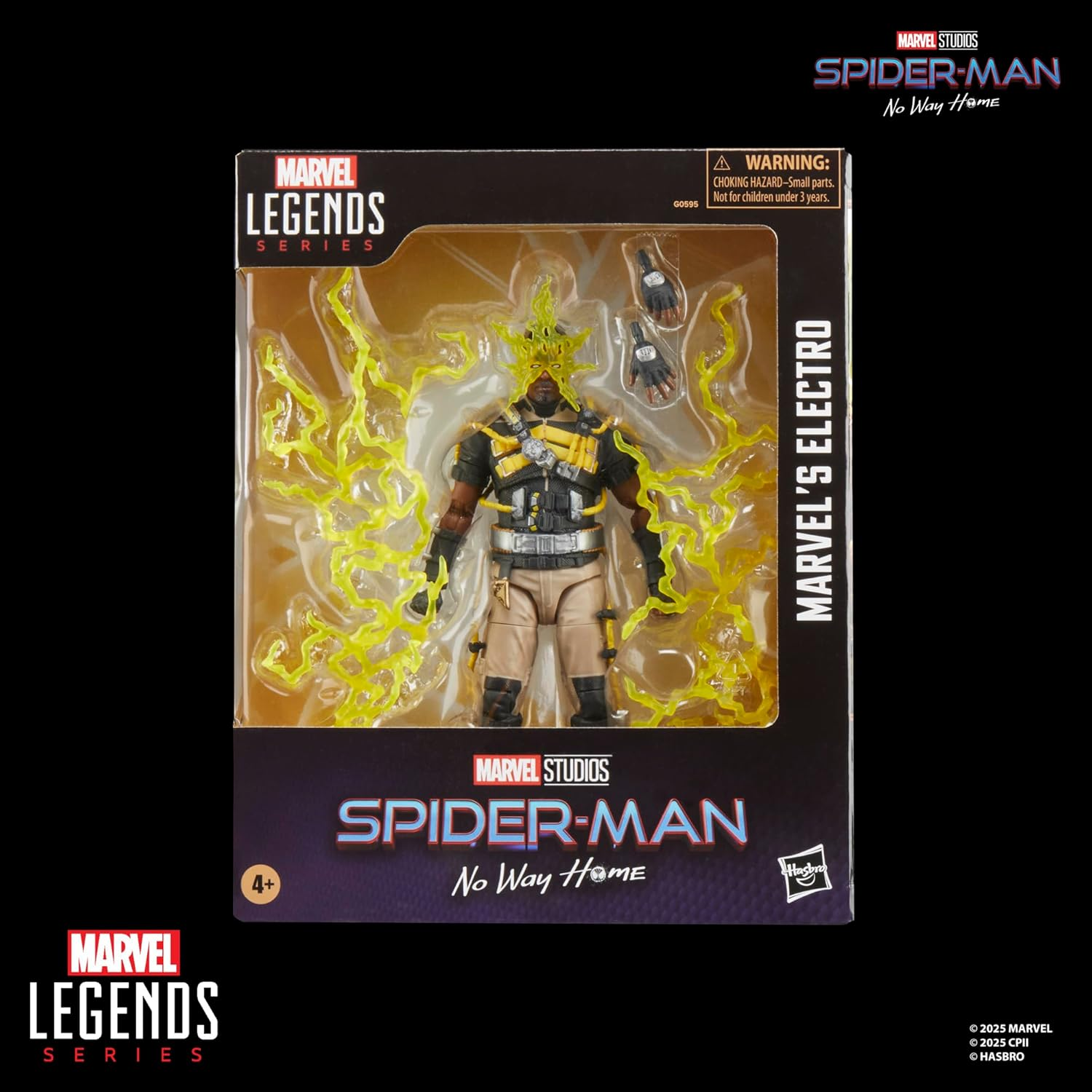 Marvel Legends Series Marvel&rsquo;S Electro, Spider-Man: No Way Home Collectible 6 Inch Action Figure image number 5