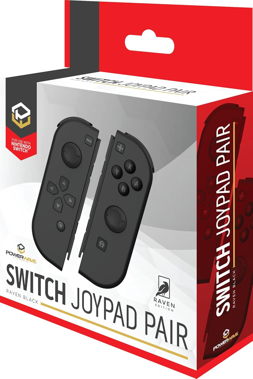 Powerwave Switch Joypad Pair Raven Black for Nintendo Switch image number 1