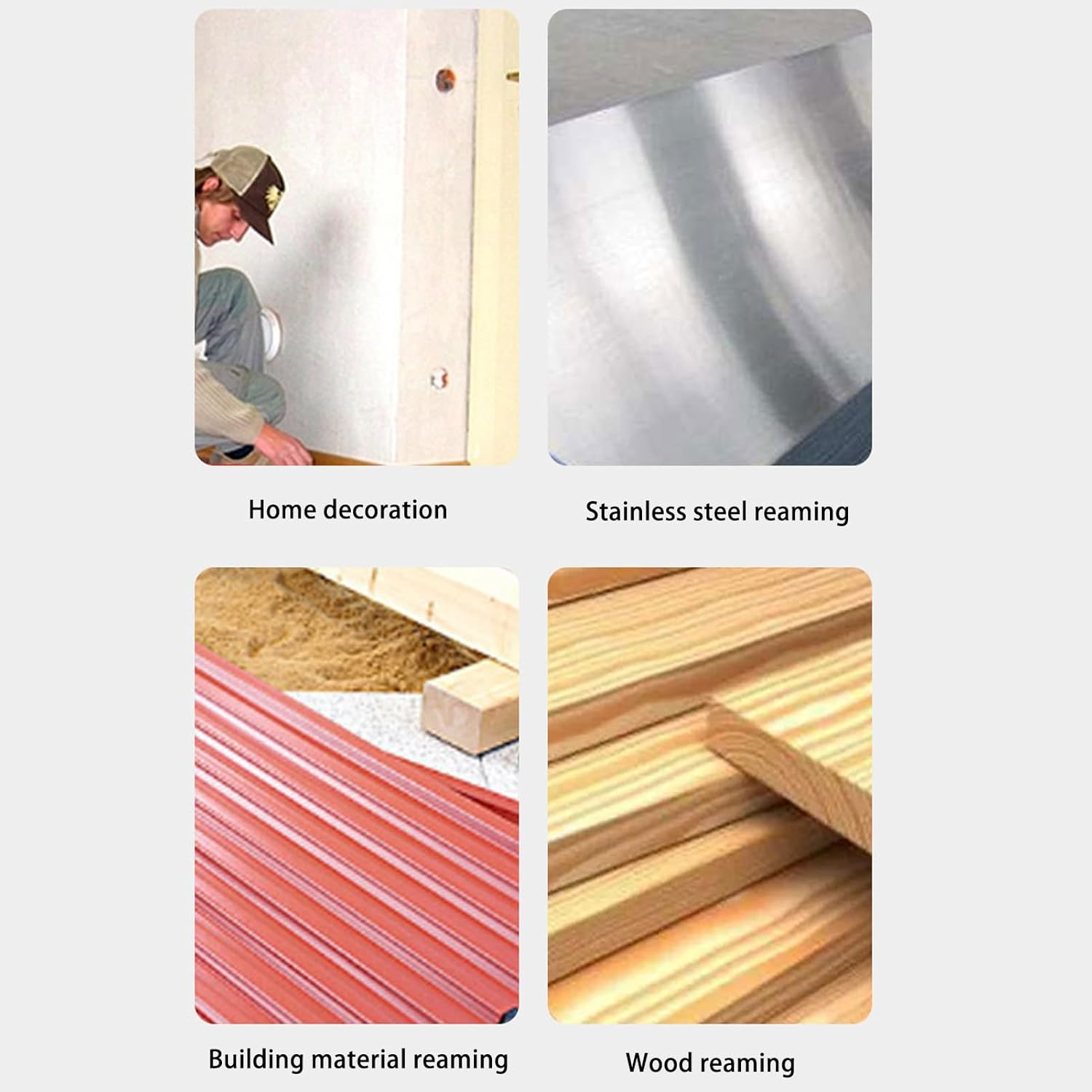 Tapered Reamer, 6 Flute T Handle, Chamfering Deburring, Incisive Cutting, 3-13Mm, 5-16Mm, for Musical Instrument, Woodworking, Sheet Metal image number 1