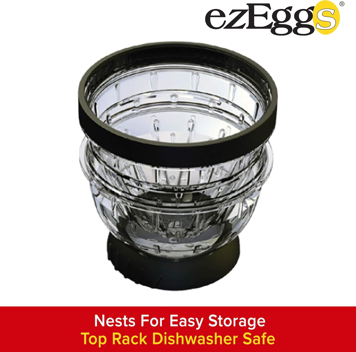 EZ EGGS Hard Boiled Egg Peeler, 5 Egg Capacity &ndash; Handheld Specialty Kitchen Tool Peels Egg Shells in Seconds (As Seen on TV) image number 5