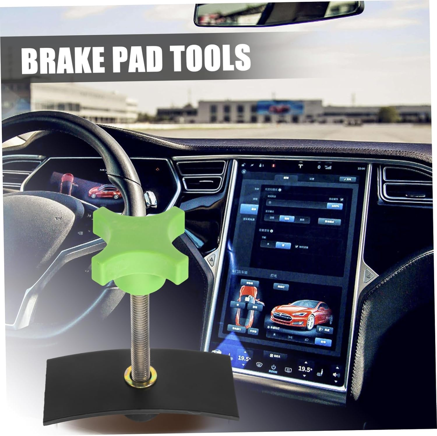 TINEASUR Disc Brake Pad Spreader and Professional Brake Piston Tool for Automotive Repair Suitable for Mechanics and Diy Maintenance image number 4