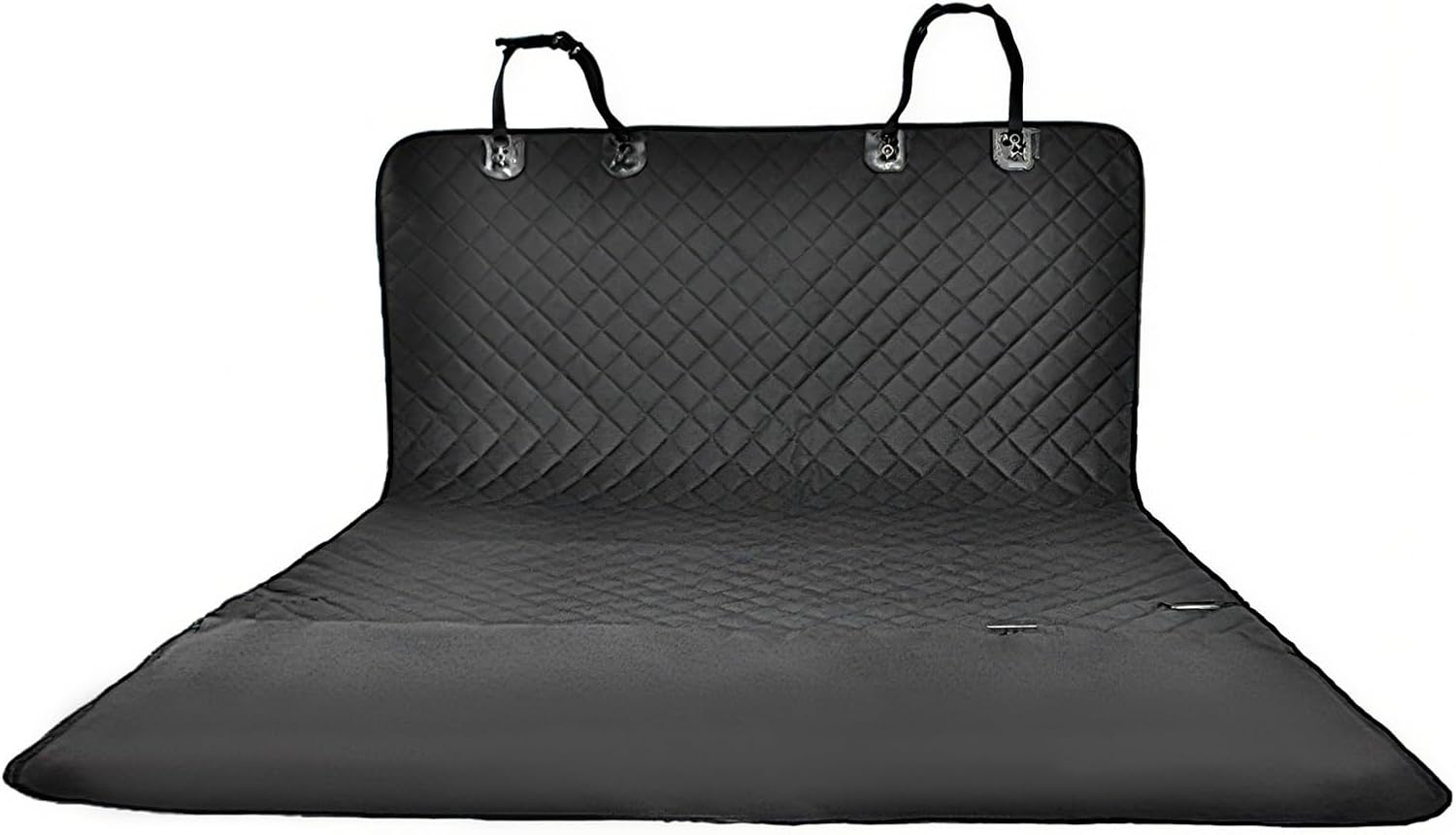 SUV Dog Car Seat Cover, Waterproof Pet Seat Trunk Mat Protector for Vans Suvs Sedans, Non-Slip Scratch-Proof Stain-Proof Dog Car Hammock Easy Clean (205X135Cm, Black)
