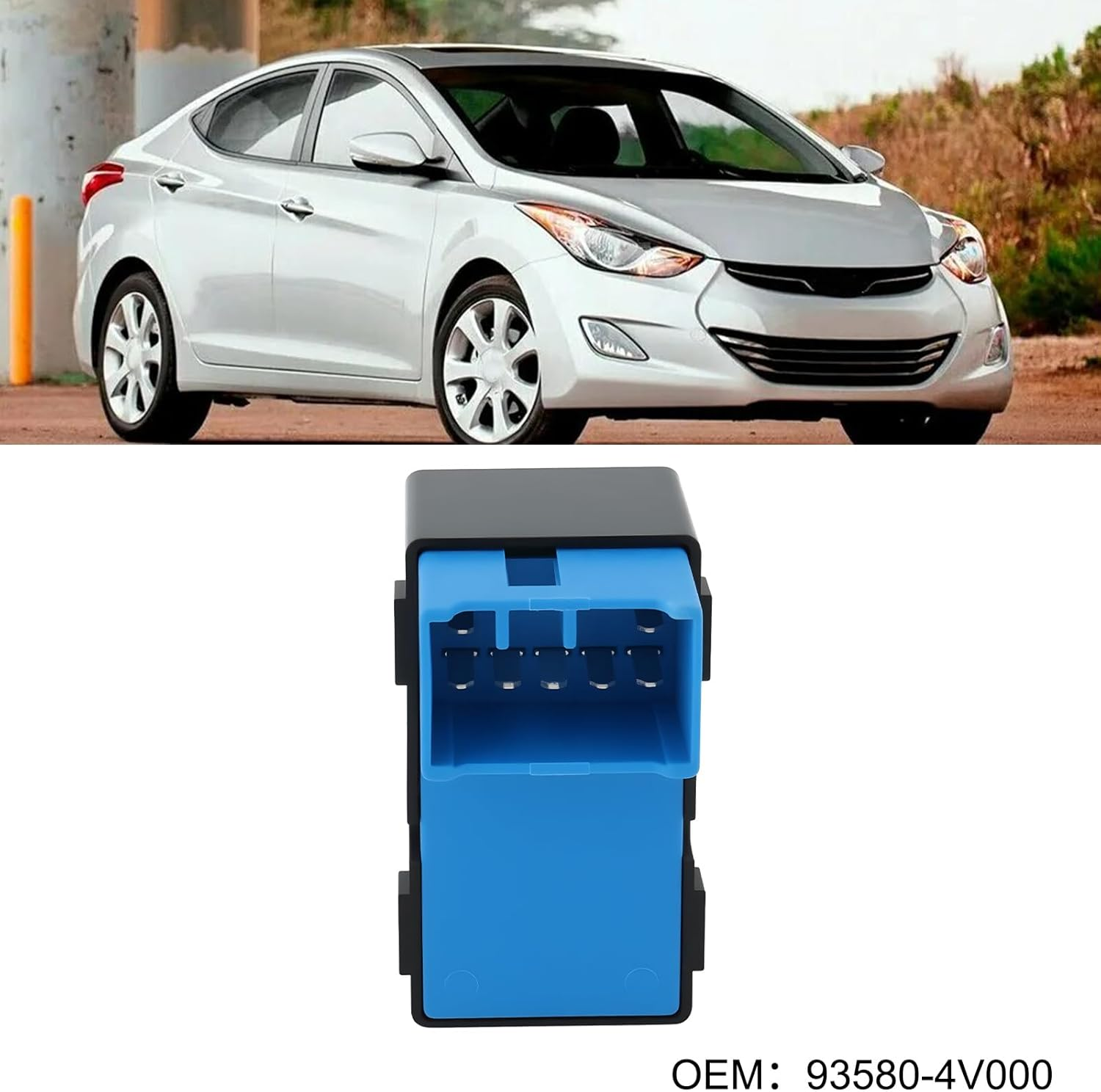 Emsea Passenger Side Electric Window Switch 93580-4V000 Compatible with Hyundai Elantra 2012-2016 image number 2