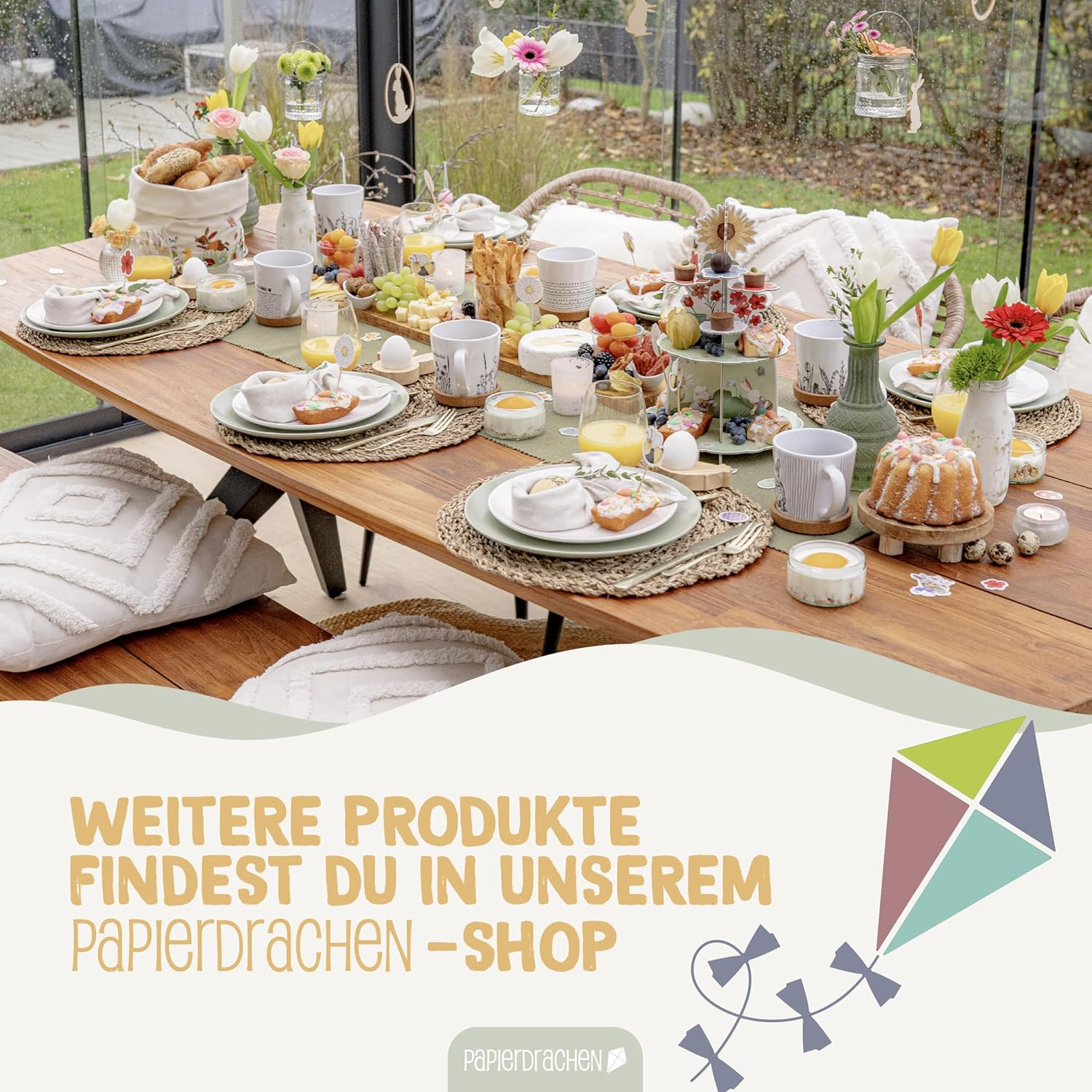 Papierdrachen Spring Hair Accessories Set - 48 Pieces - Durable and Robust - Hair Clips - Hair Bobbles - Accessories - with Appliques - for Long and Fine Hair image number 1